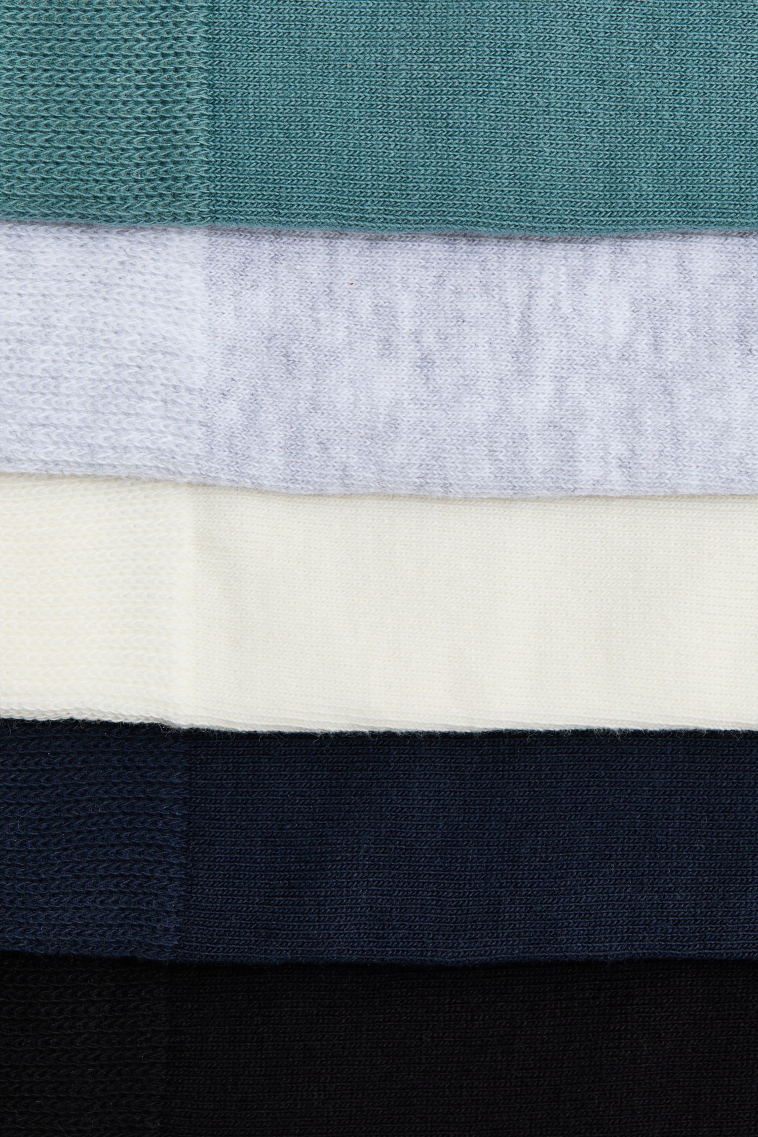 מארז 5 זוגות גרביים - טורקיז - 3