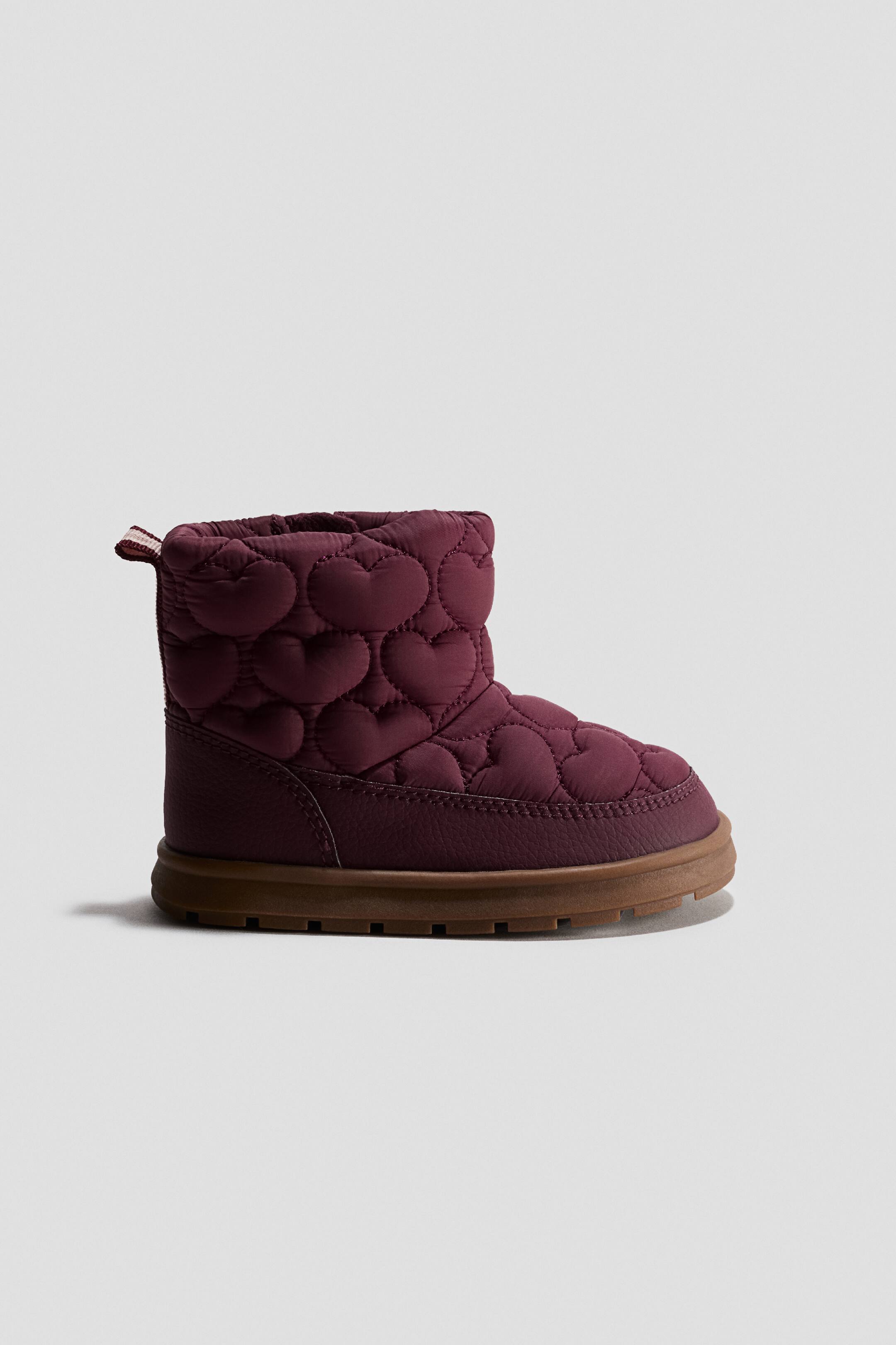 View larger image: Padded boots - Dark red - Kids | H&M 1