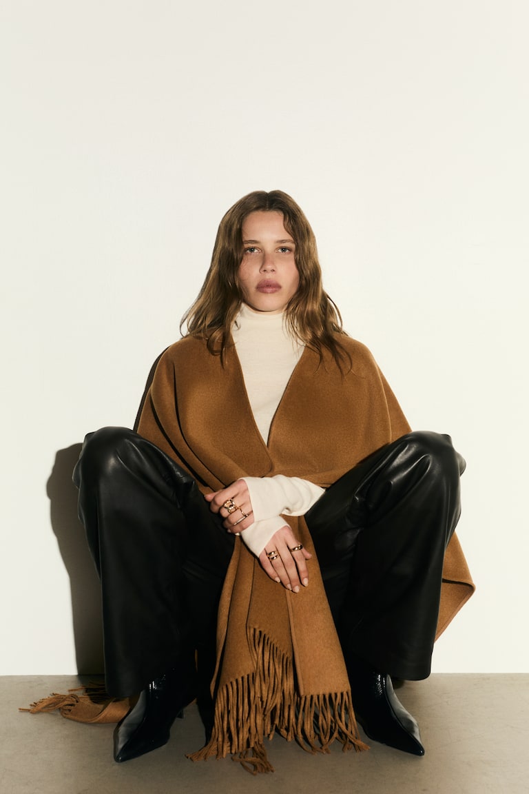 Ogrtač od mešavine vune