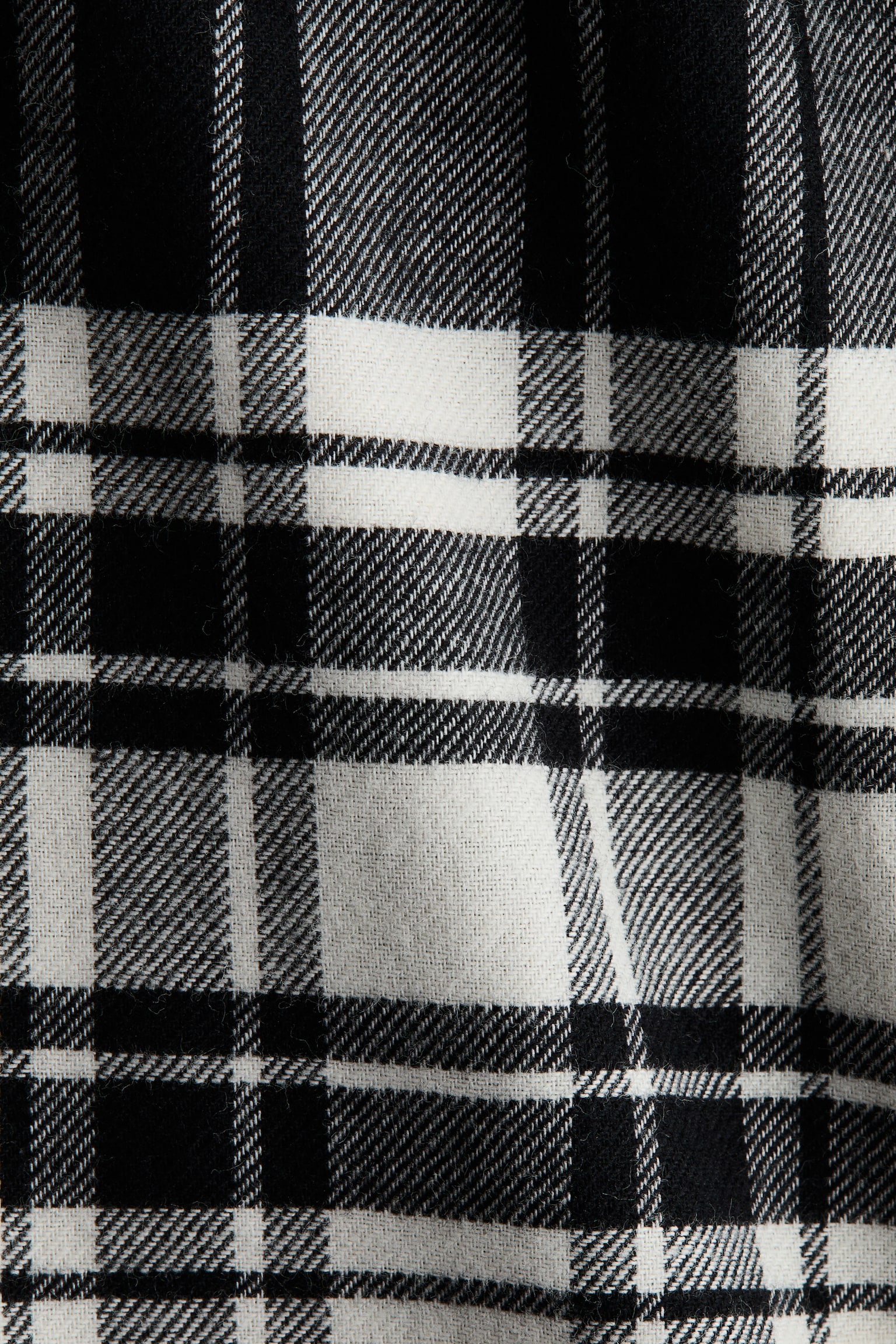 Cotton pyjama bottoms - Black/Checked - 2