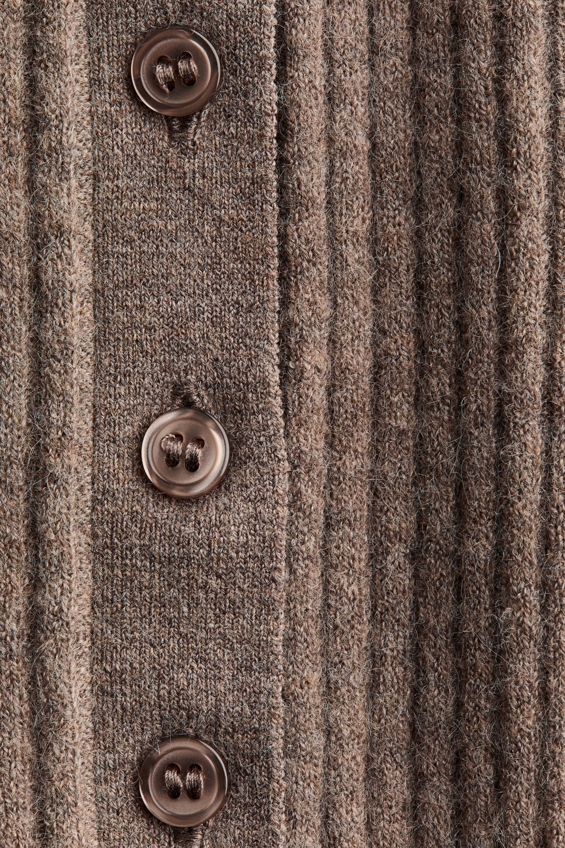 Rib-Knit Mock Turtleneck Sweater