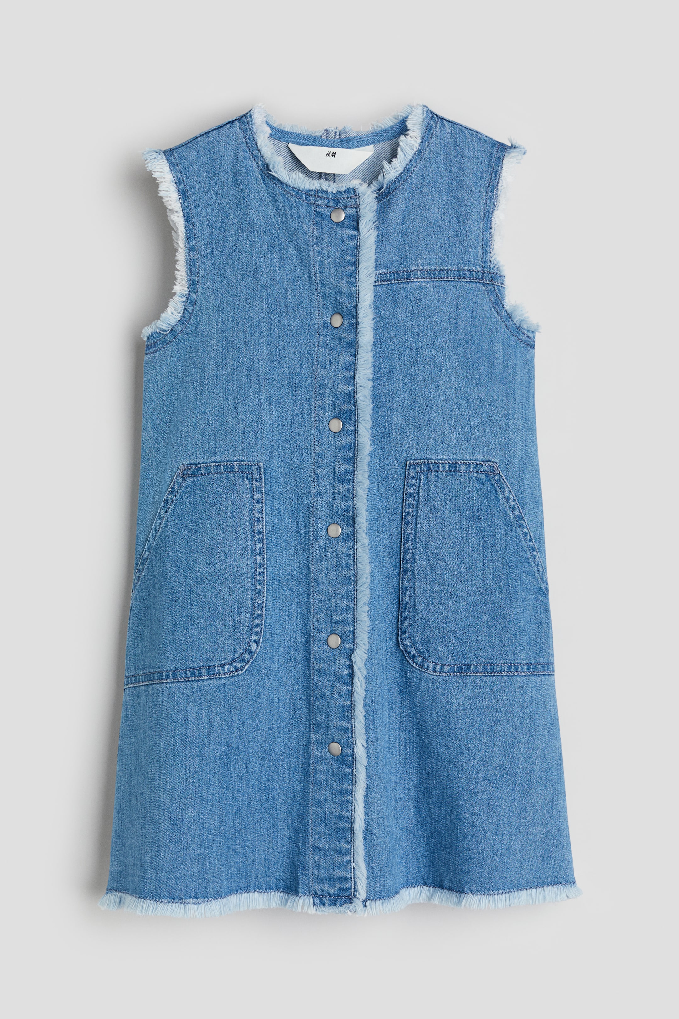 Sleeveless Denim Dress