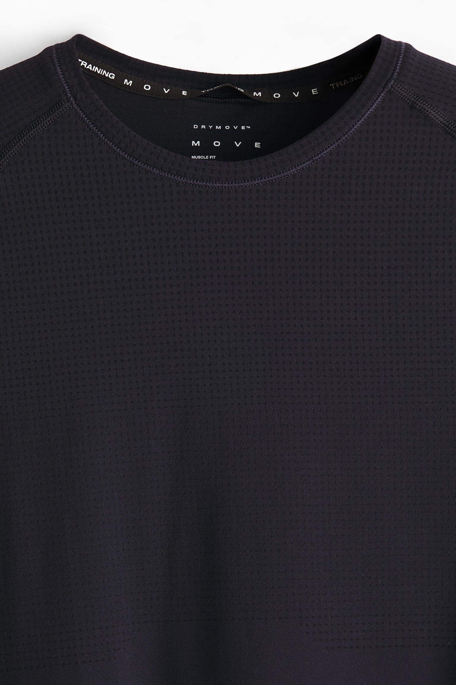 Áo thun thể thao Muscle Fit vải DryMove™ - Màu xanh dương đậm/Màu đen/Màu hồng đậm - 4