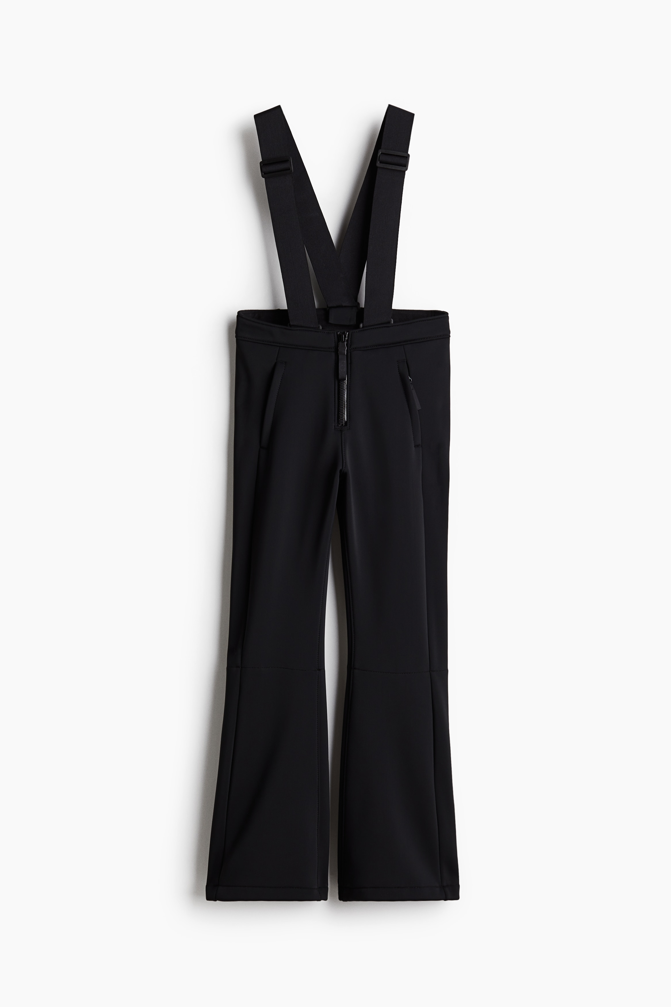 Vettähylkivät lasketteluhousut - Musta/Kermanvaalea/Munakoisonliila