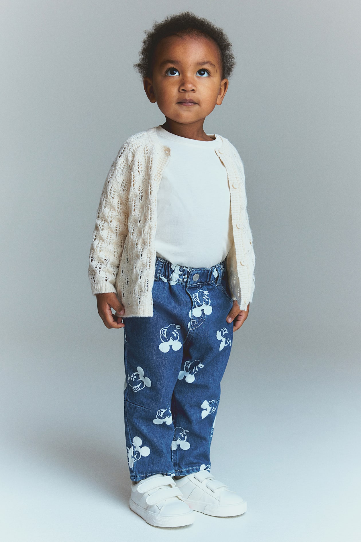 Printed Jeans Denim blue/Mickey Mouse Kids H&M US