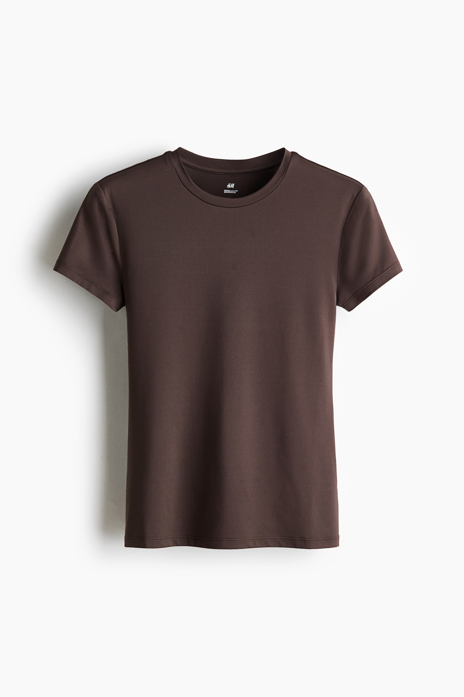 Áo thun ôm COOLMAX® - Màu nâu đậm/Màu đen/Màu nâu đậm/Màu hồng lợt - 1