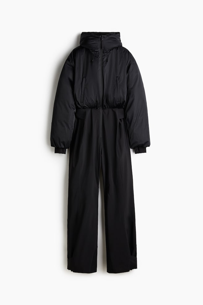 Ski-overall met ThermoMove™ - Zwart/Roomwit/Koffieboonbruin - 1