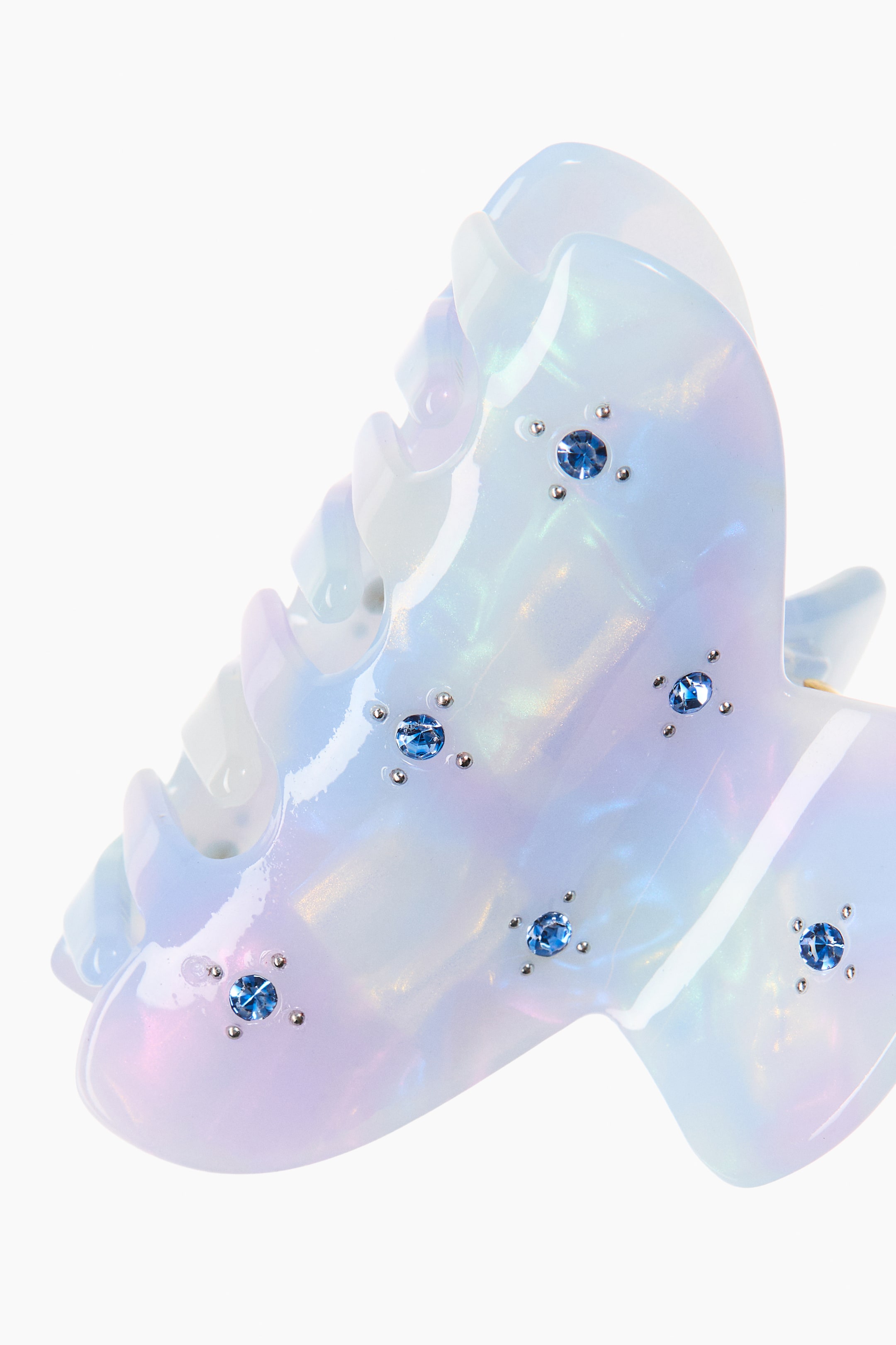 Visa större bild: Utsmyckad hårklämma - Light blue/Iridescent - Beauty all | H&M FI 2