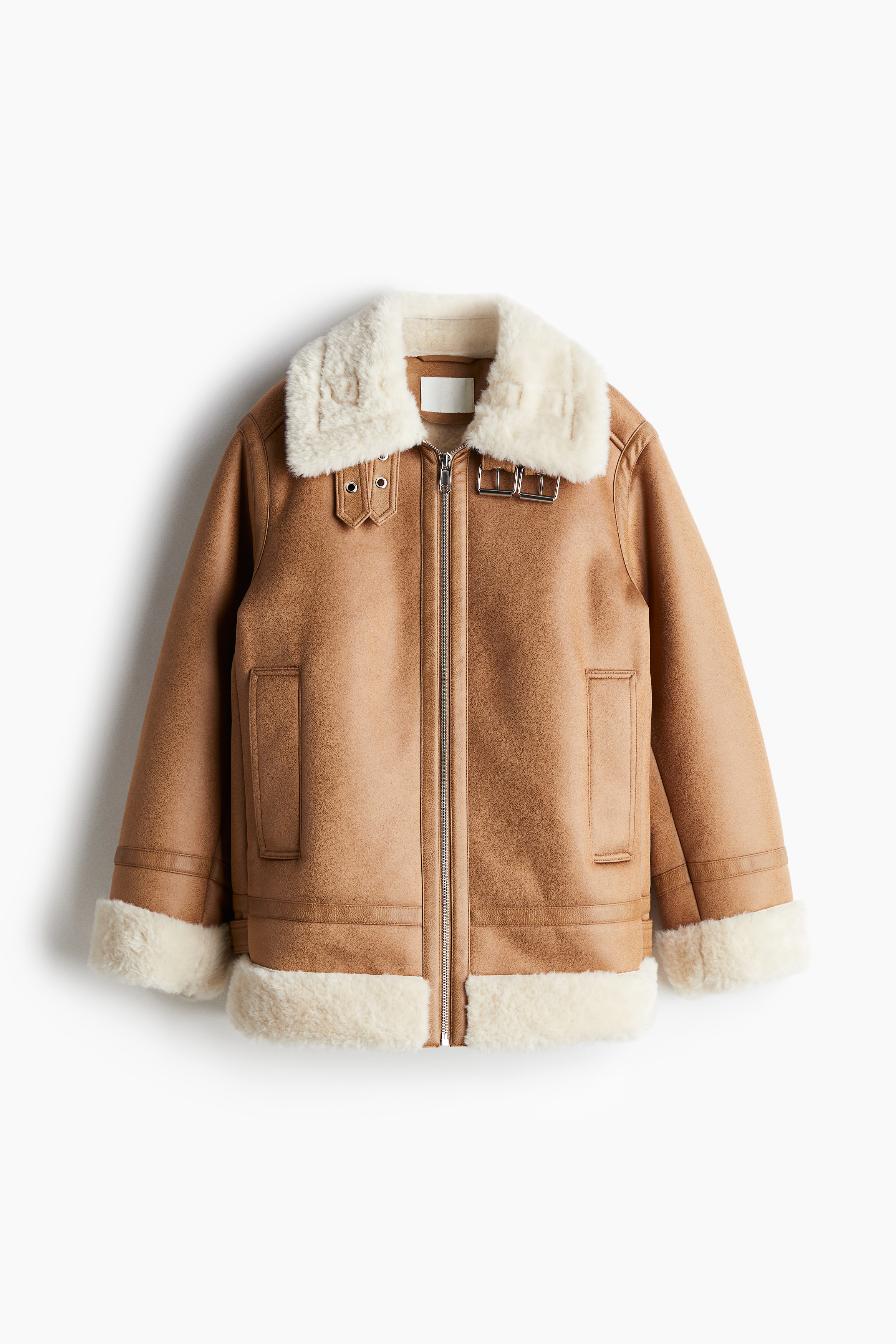 Women's Light brown Aviator Jacket | H&M CA