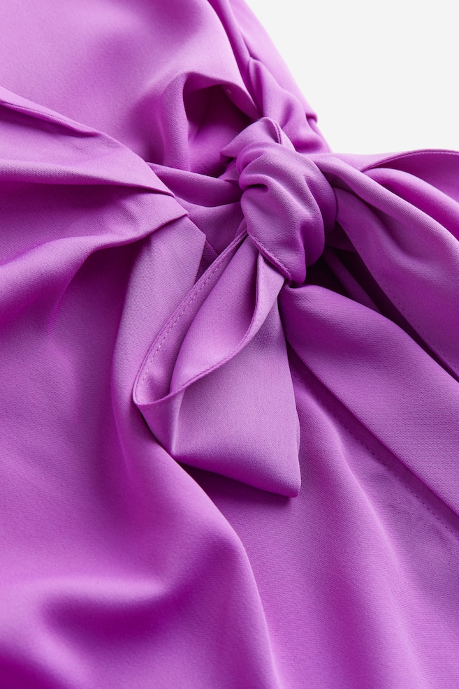 Blazer wrap dress - Purple/Black/White - 3