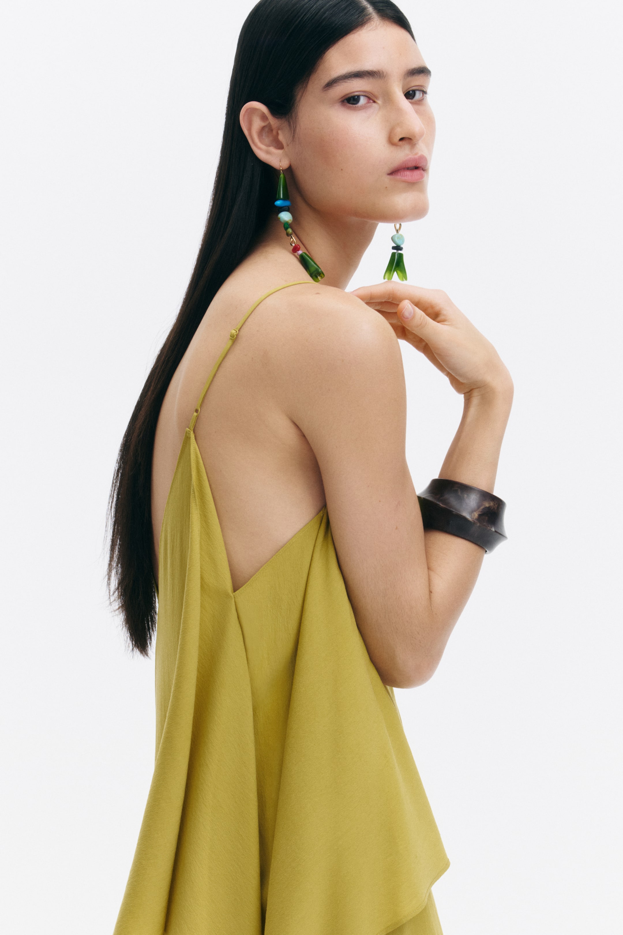 Draped Crêpe Dress