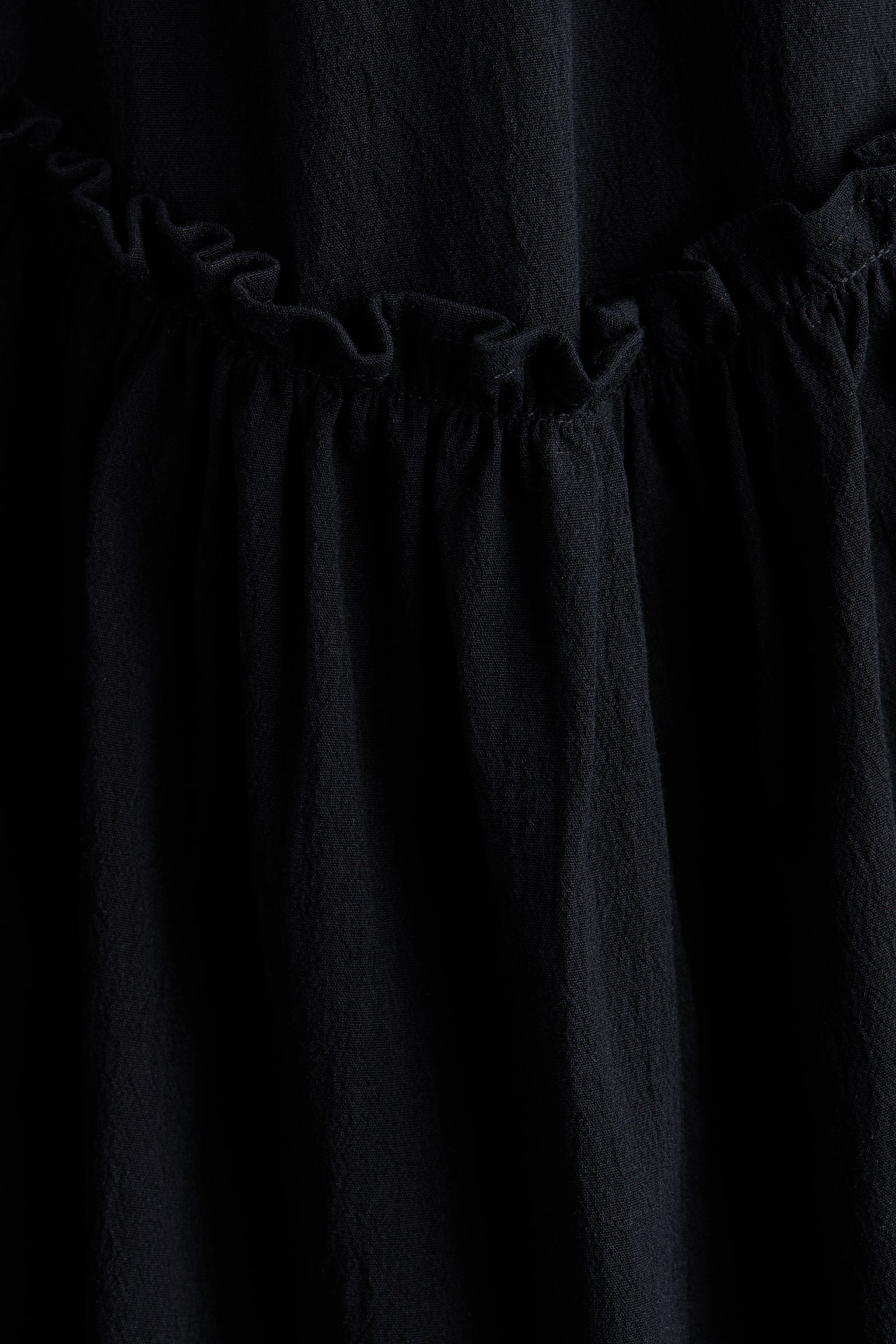 Flared-skirt crêpe dress - 4