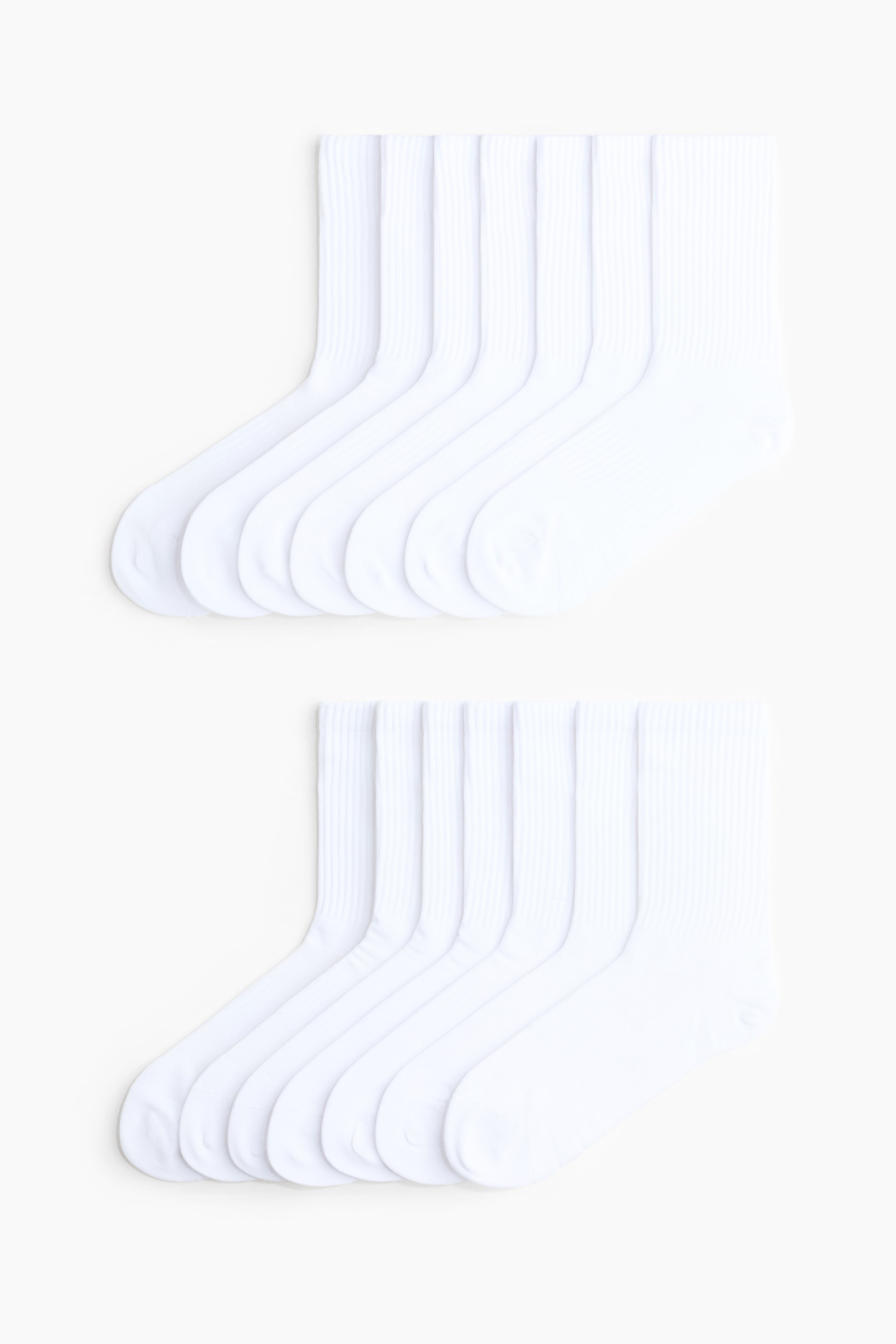 Ampliar la imagen: 7-pack Calcetines deportivos con DryMove™ - Blanco - Men | H&M MX 1