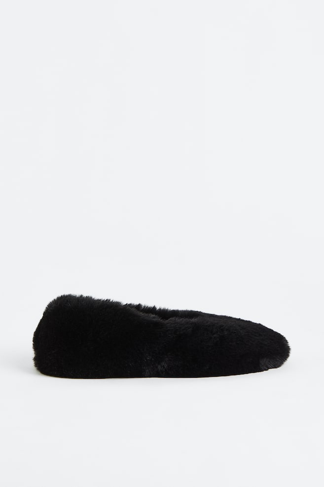 Soft indoor slippers - Black/Beige/Orange/Light brown/Leopard print - 3