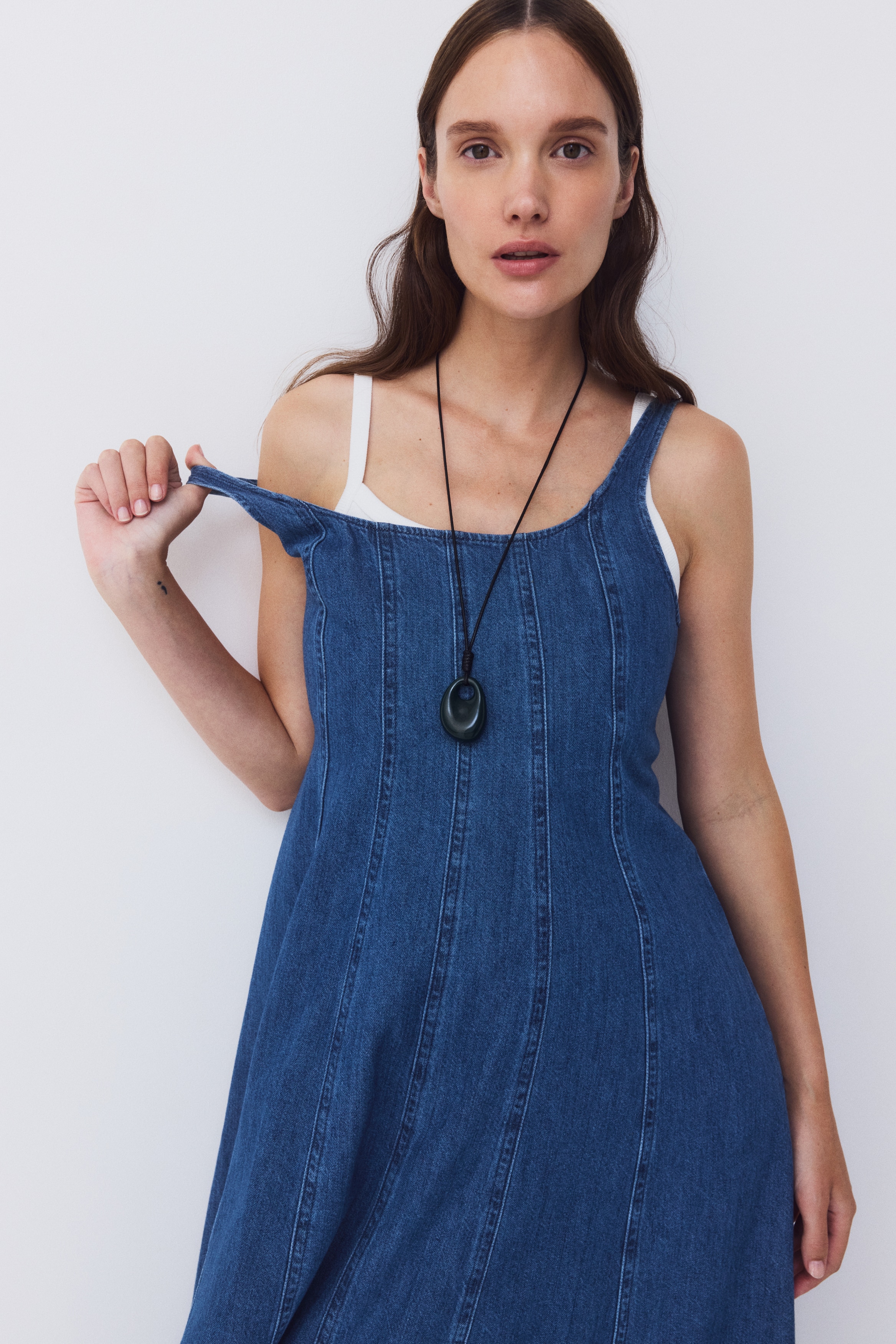 MAMA Denim Midi Dress from H&M - $59.99
