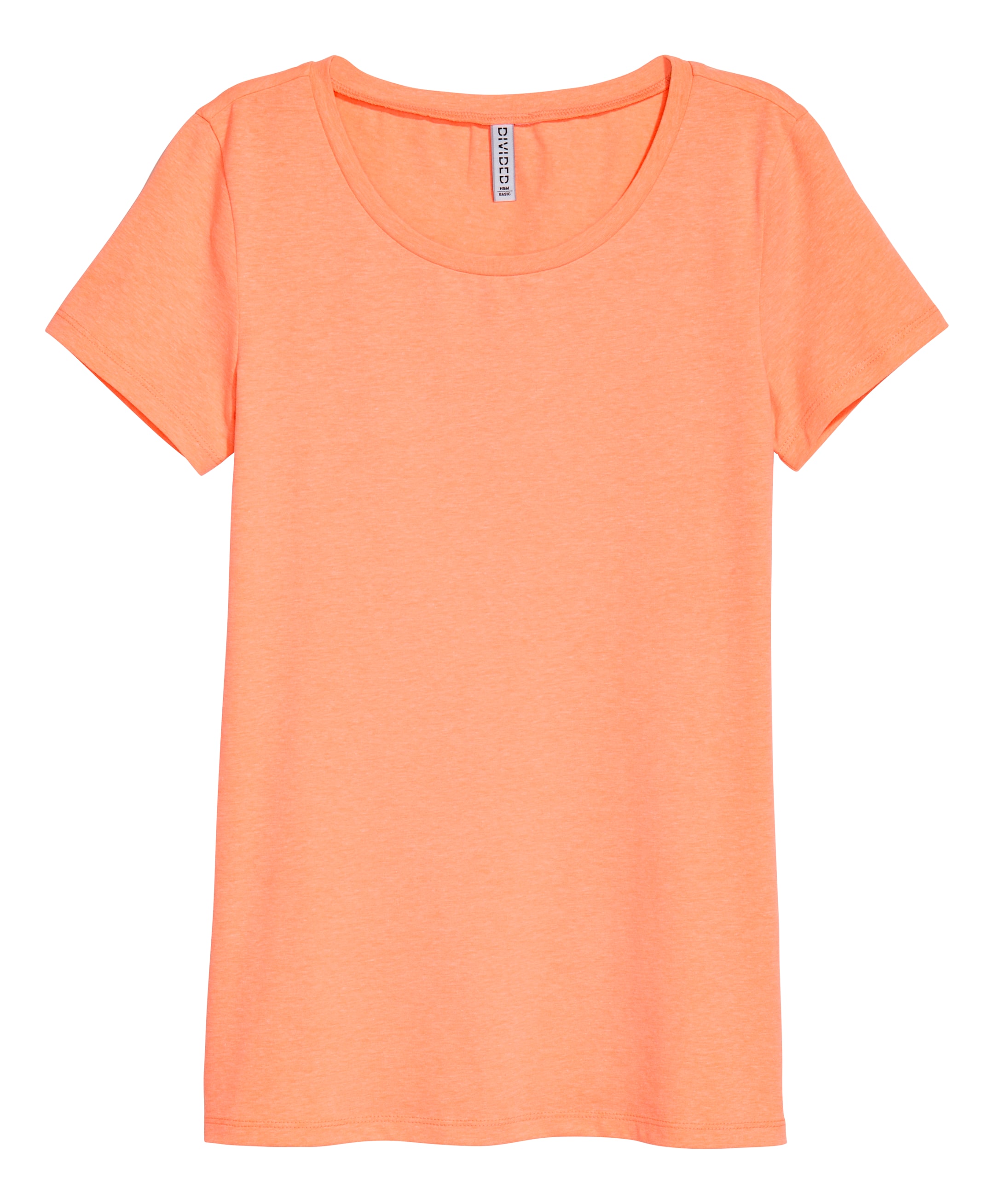 Jersey top - Short sleeve - Light orange - Ladies | H&M GB