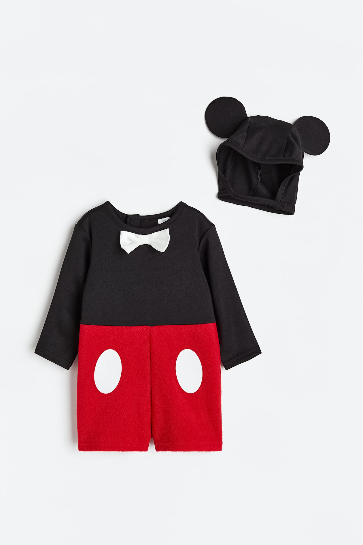 2teiliges Micky MausKostüm Langarm Kurz Schwarz/Micky Maus Kids H&M AT
