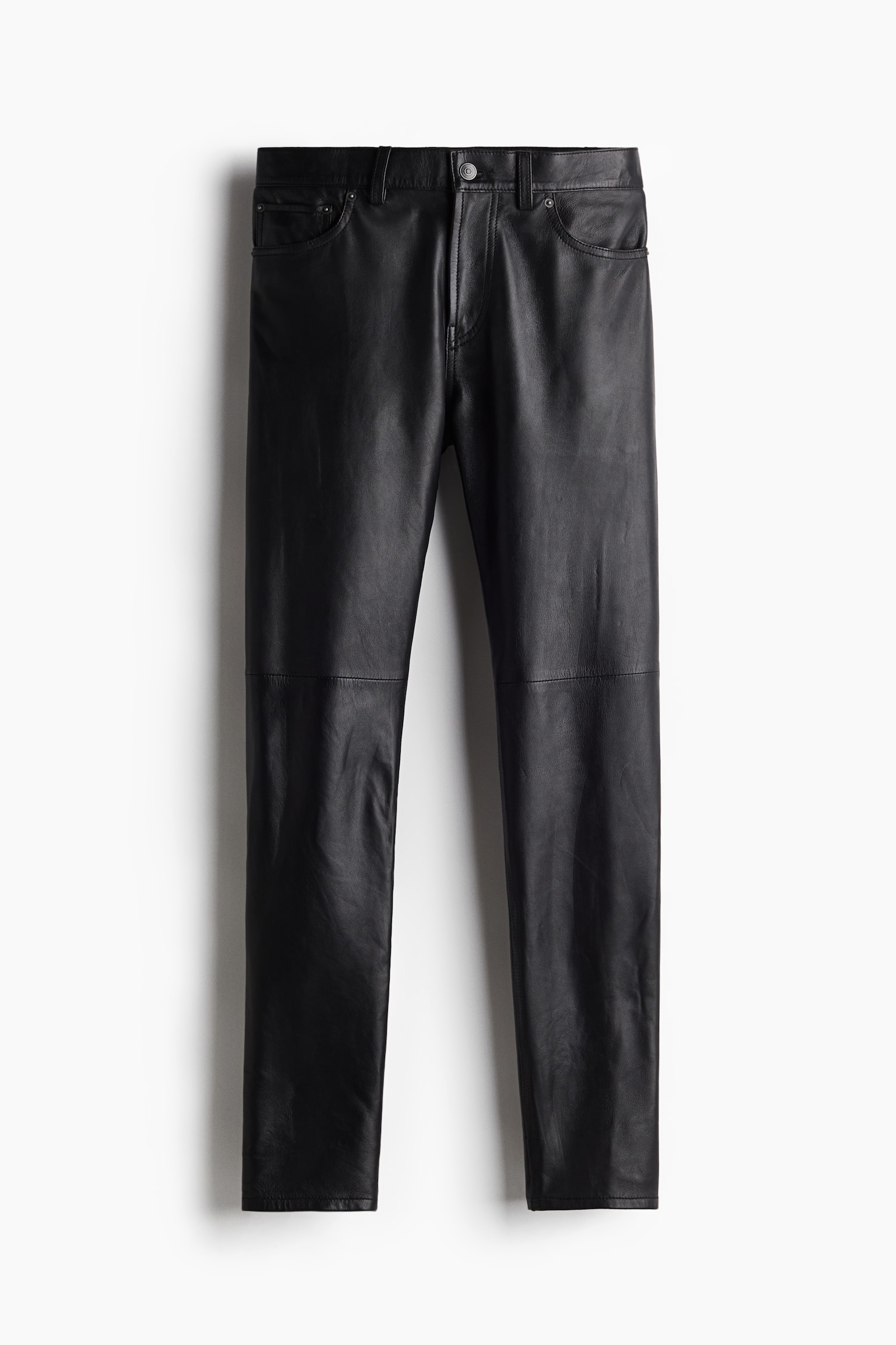 Leather trousers - Black - 2