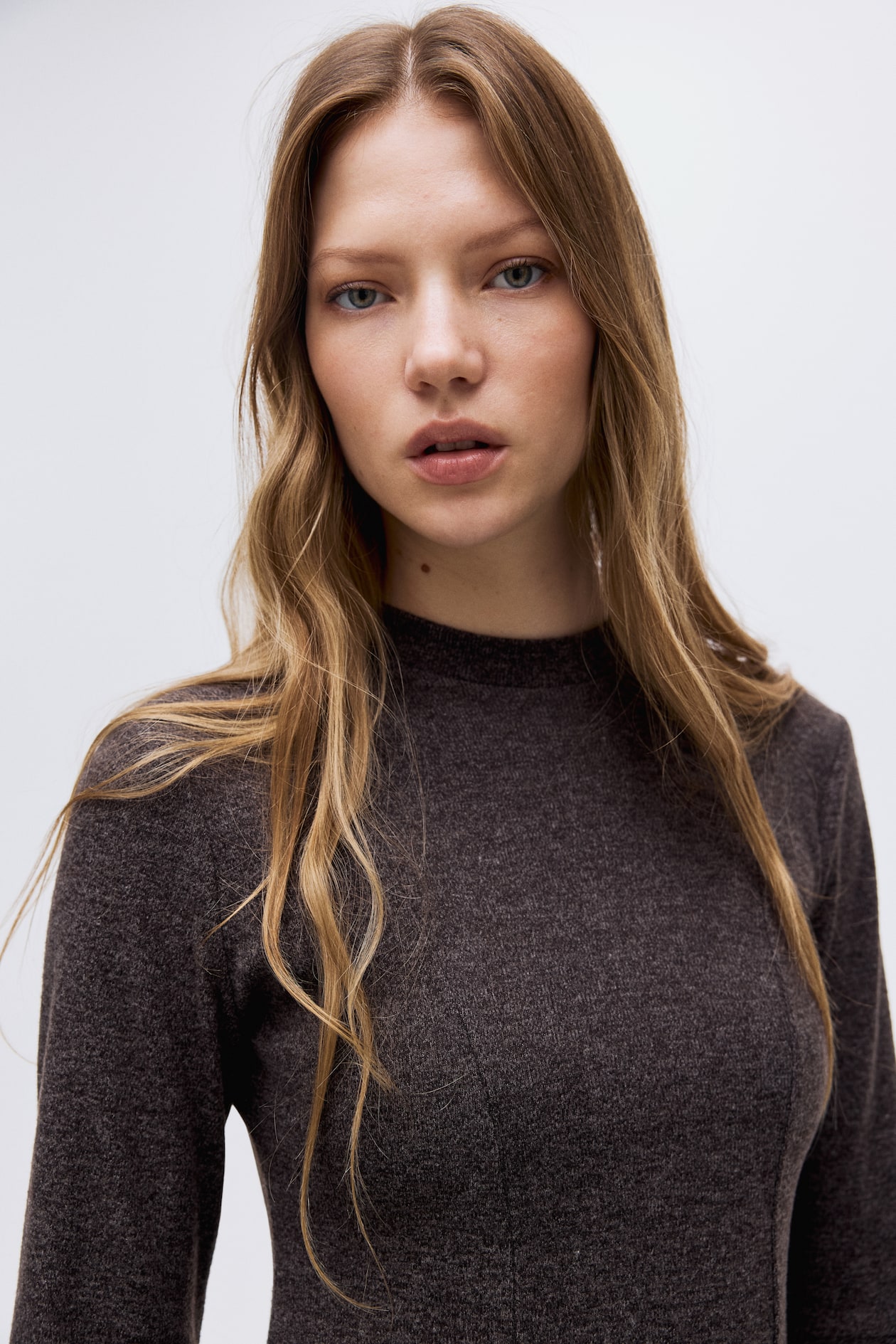 Knit Mini Dress - image 3