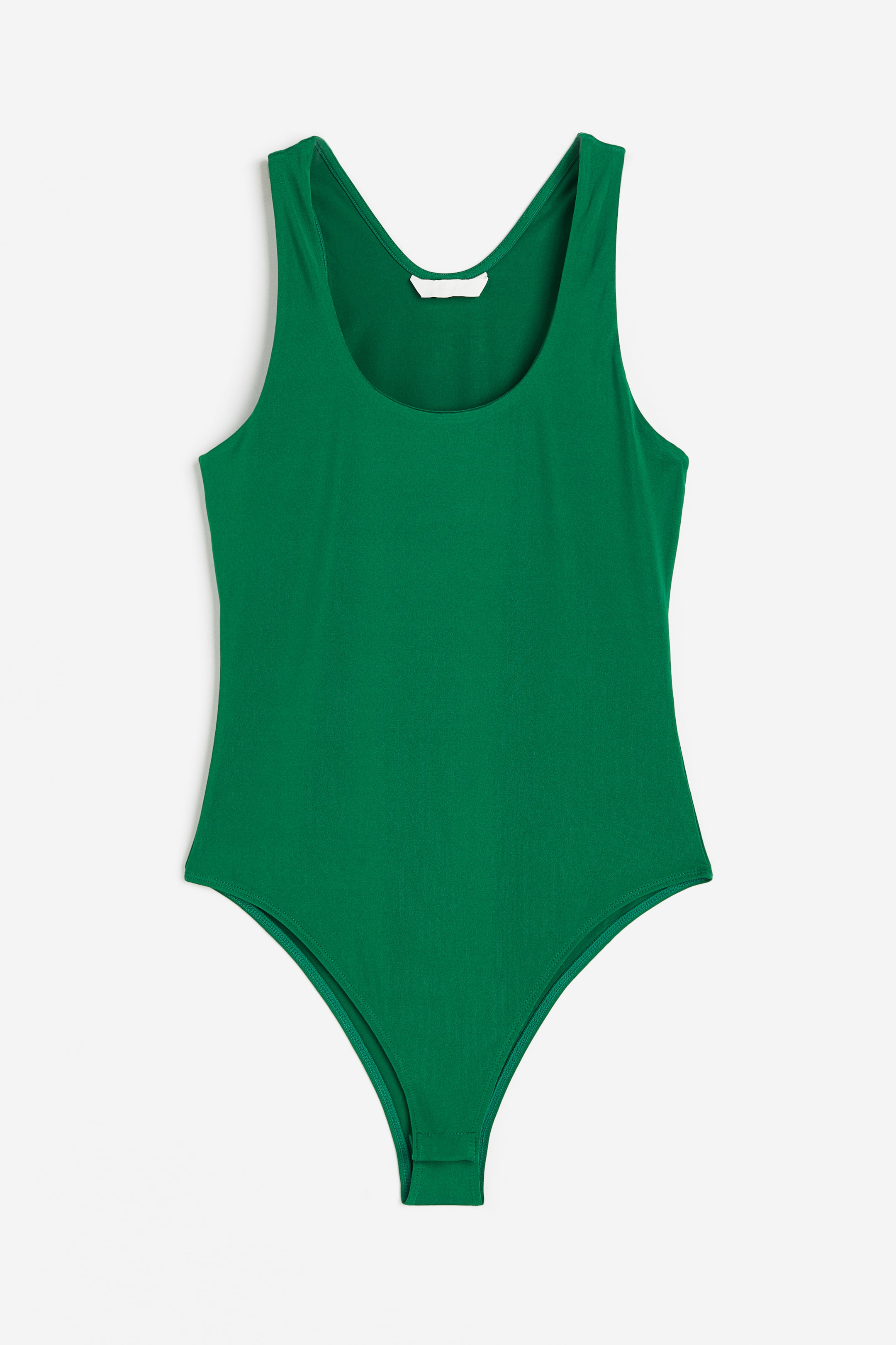 View larger image: Sleeveless jersey body - Green - Ladies | H&M PH 1