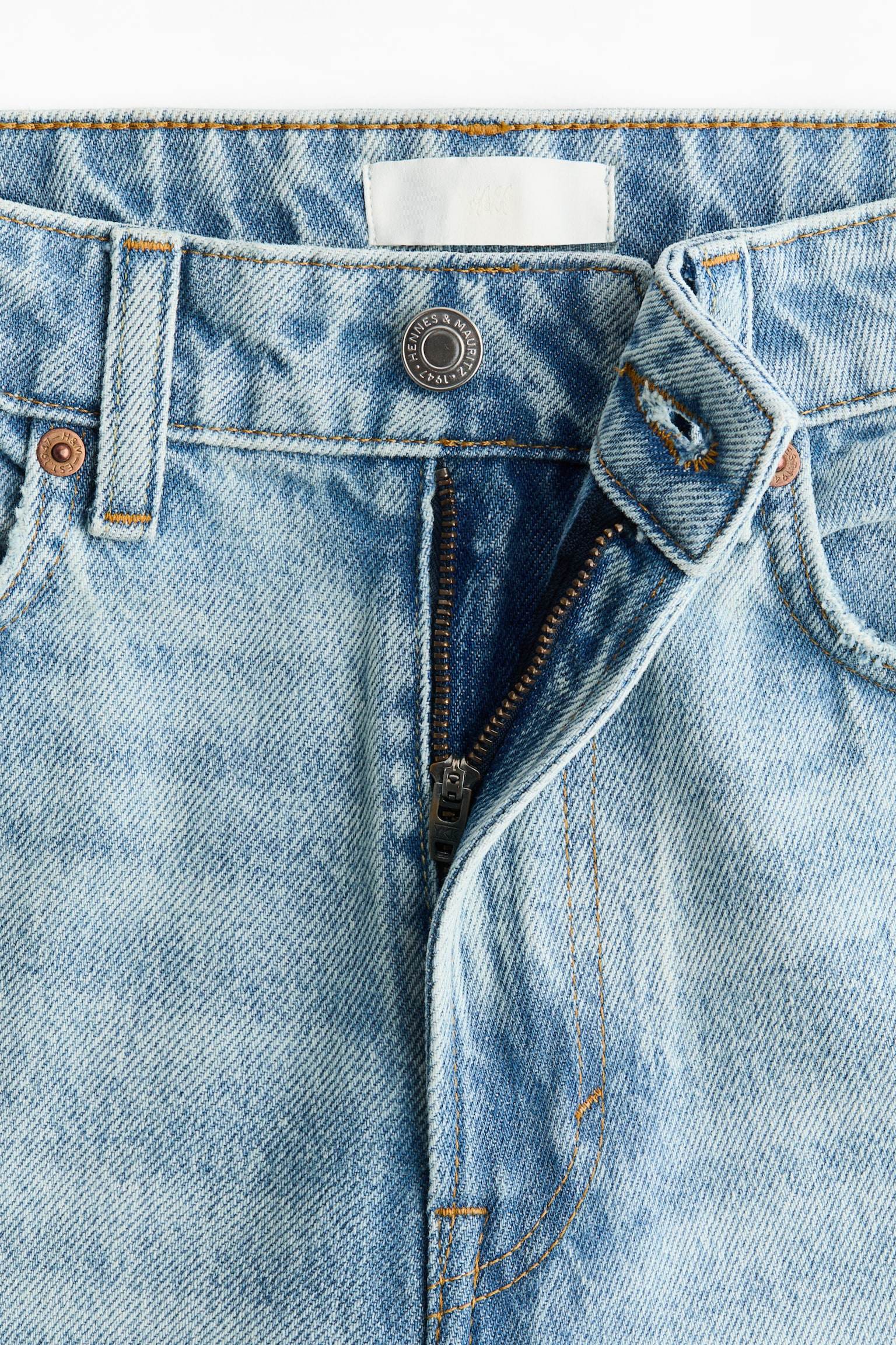Straight High Jeans - Light denim blue/Denim blue/Denim blue/Dark denim blue/Washed denim blue - 3