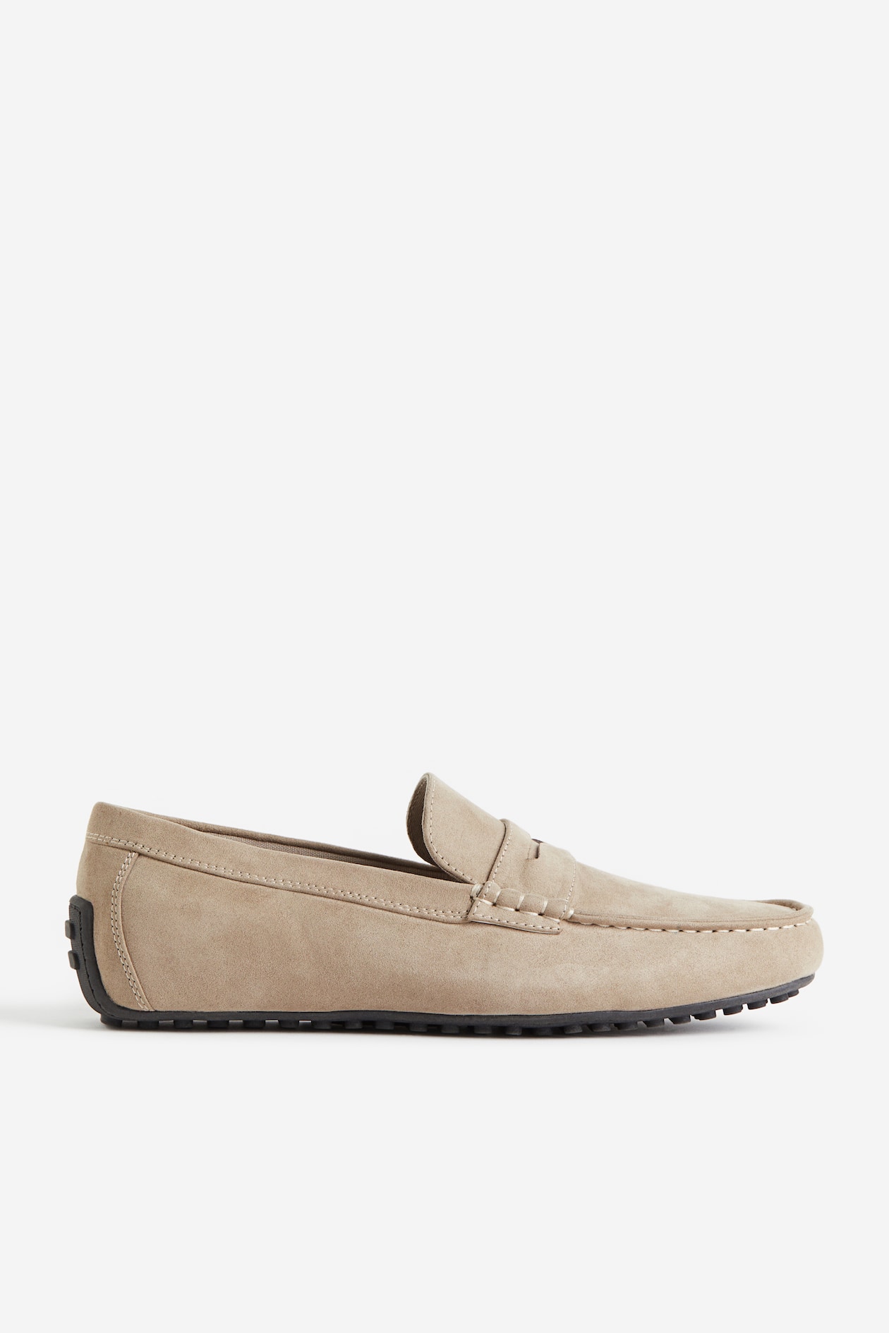 Imitation suede driving shoes - Beige - Men | H&M GB