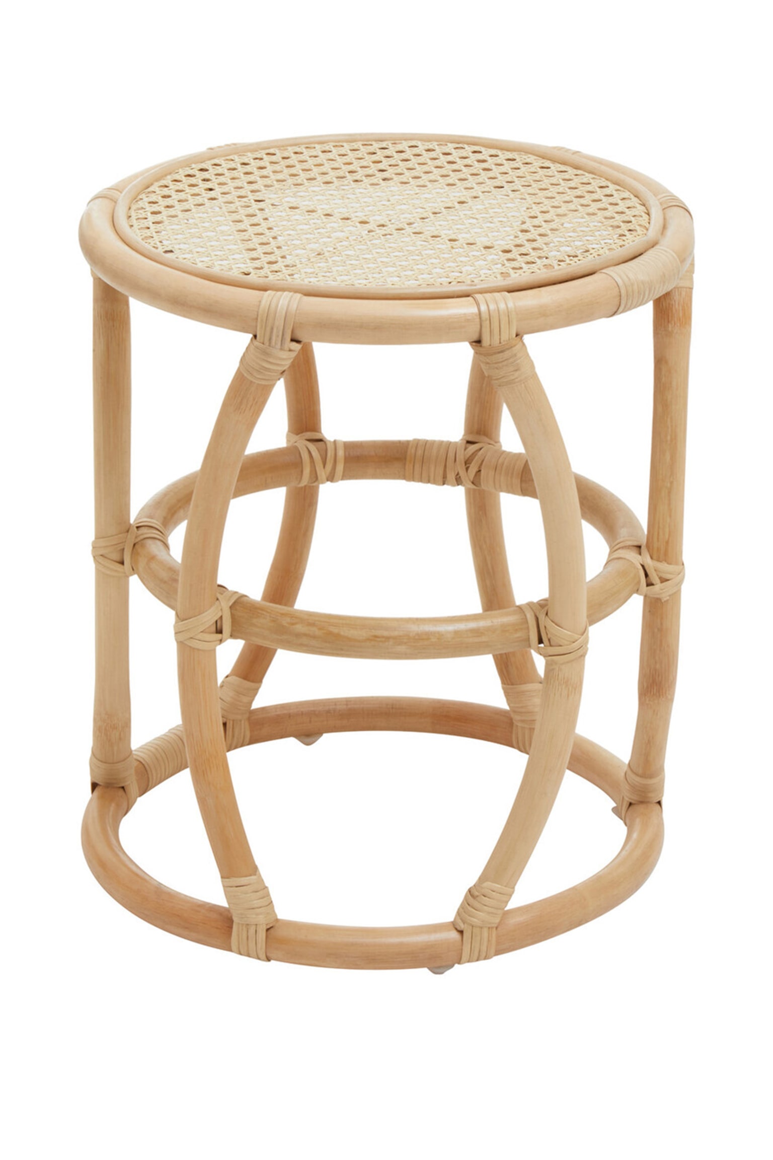 Mataram Small Natural Rattan Table - Natural - 4