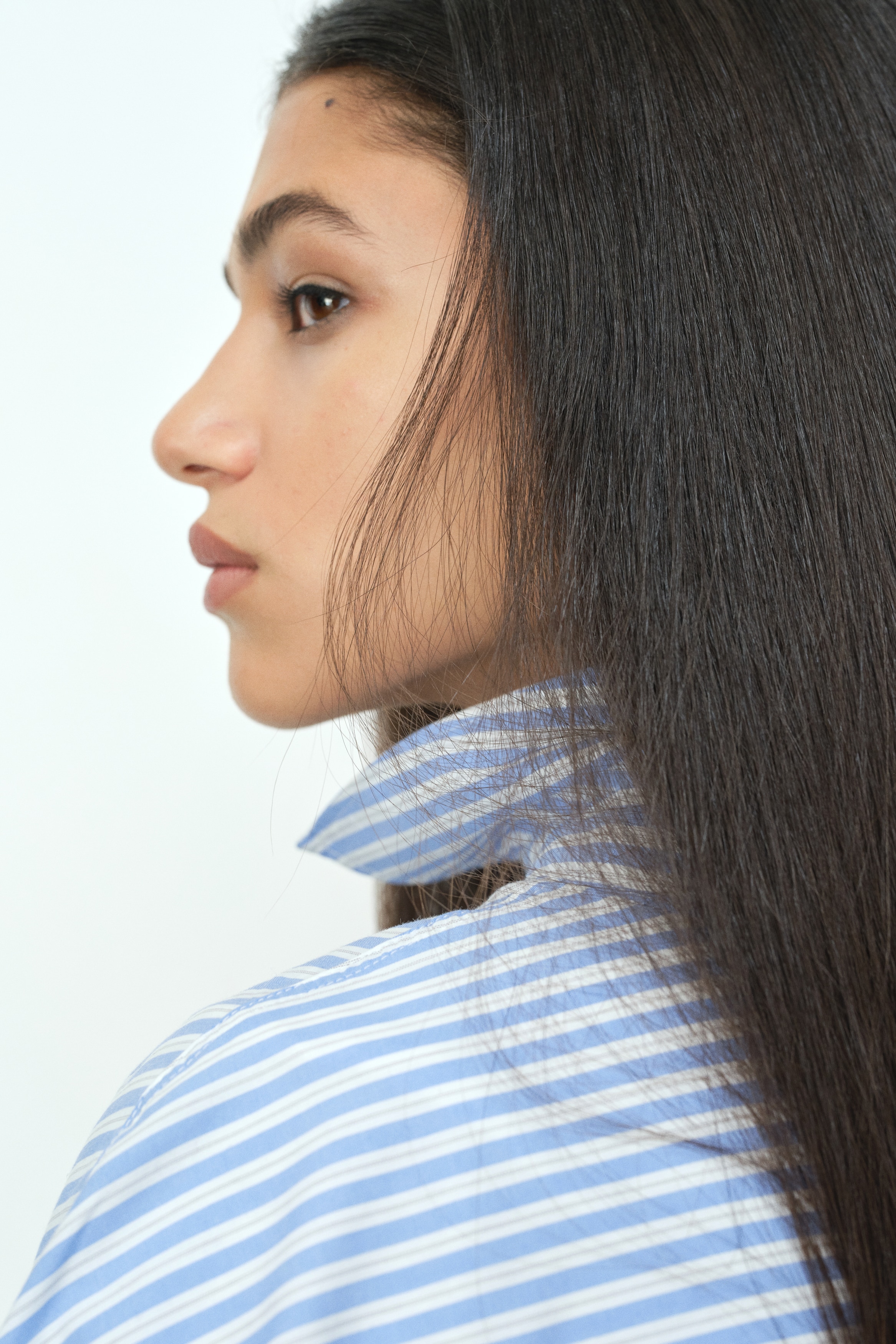 Oversized poplin shirt