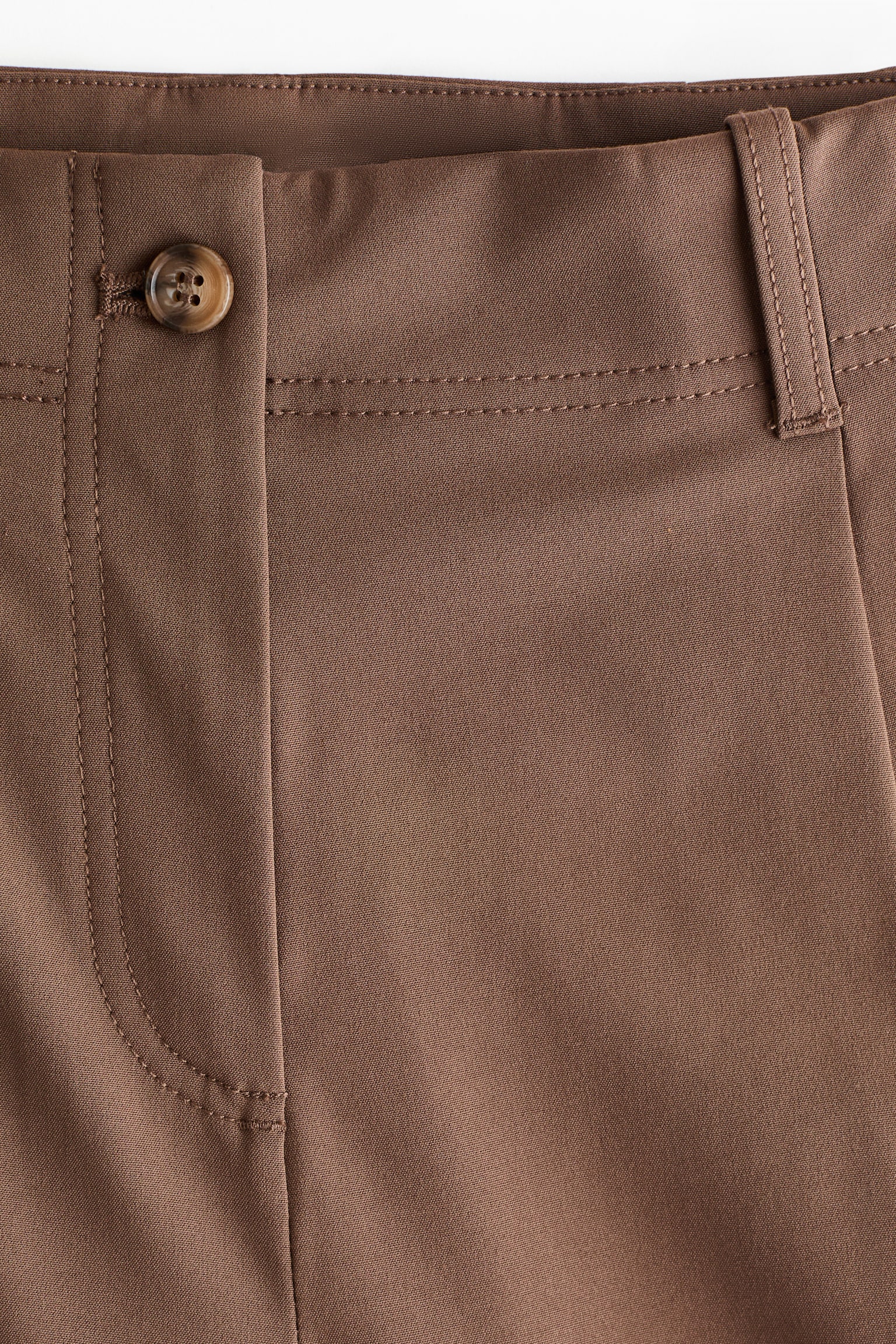 Tailored trousers - Brown/Black/Light beige - 3