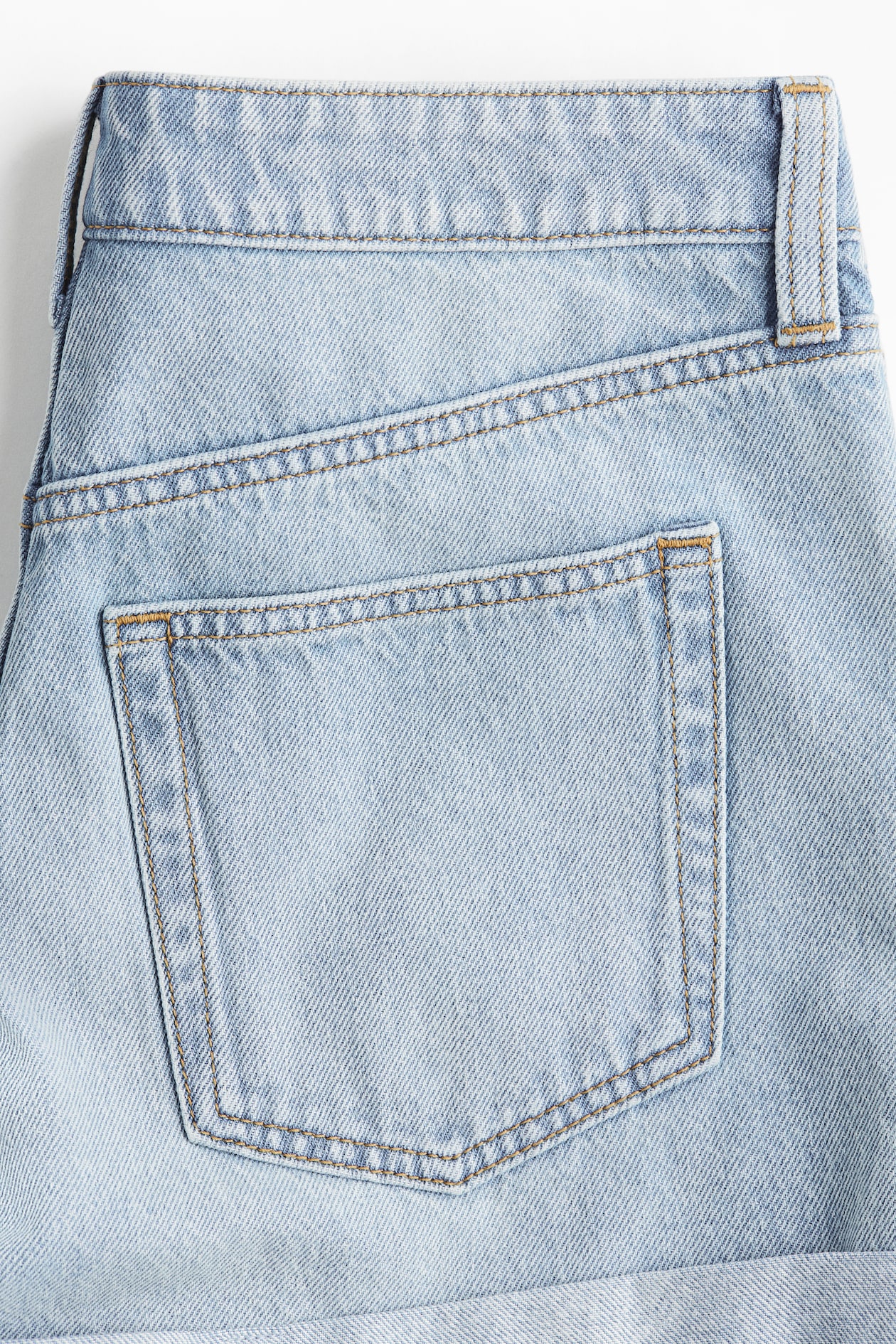 High-Waist Denim Shorts - image 5