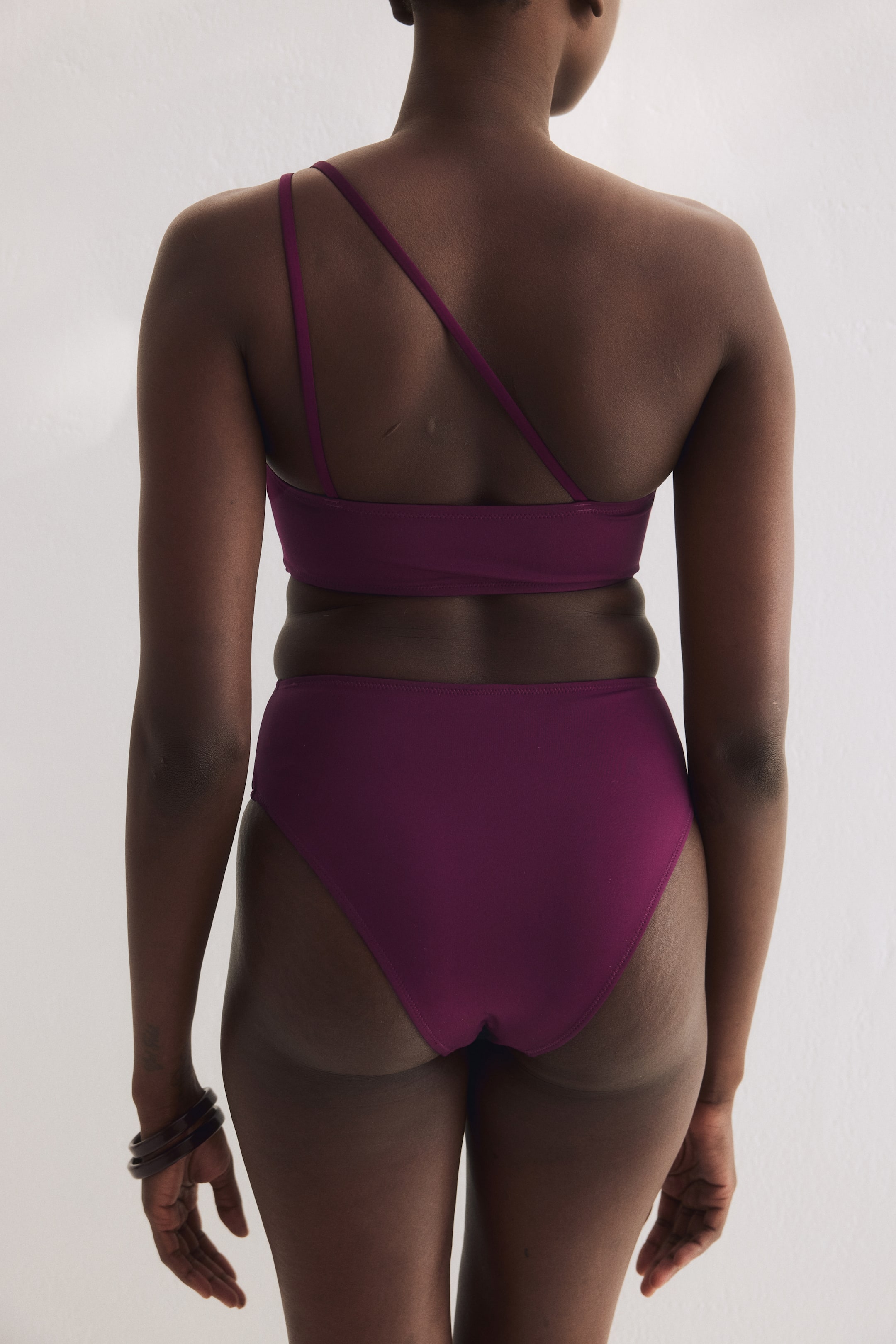 Padded One-Shoulder Bikini Top