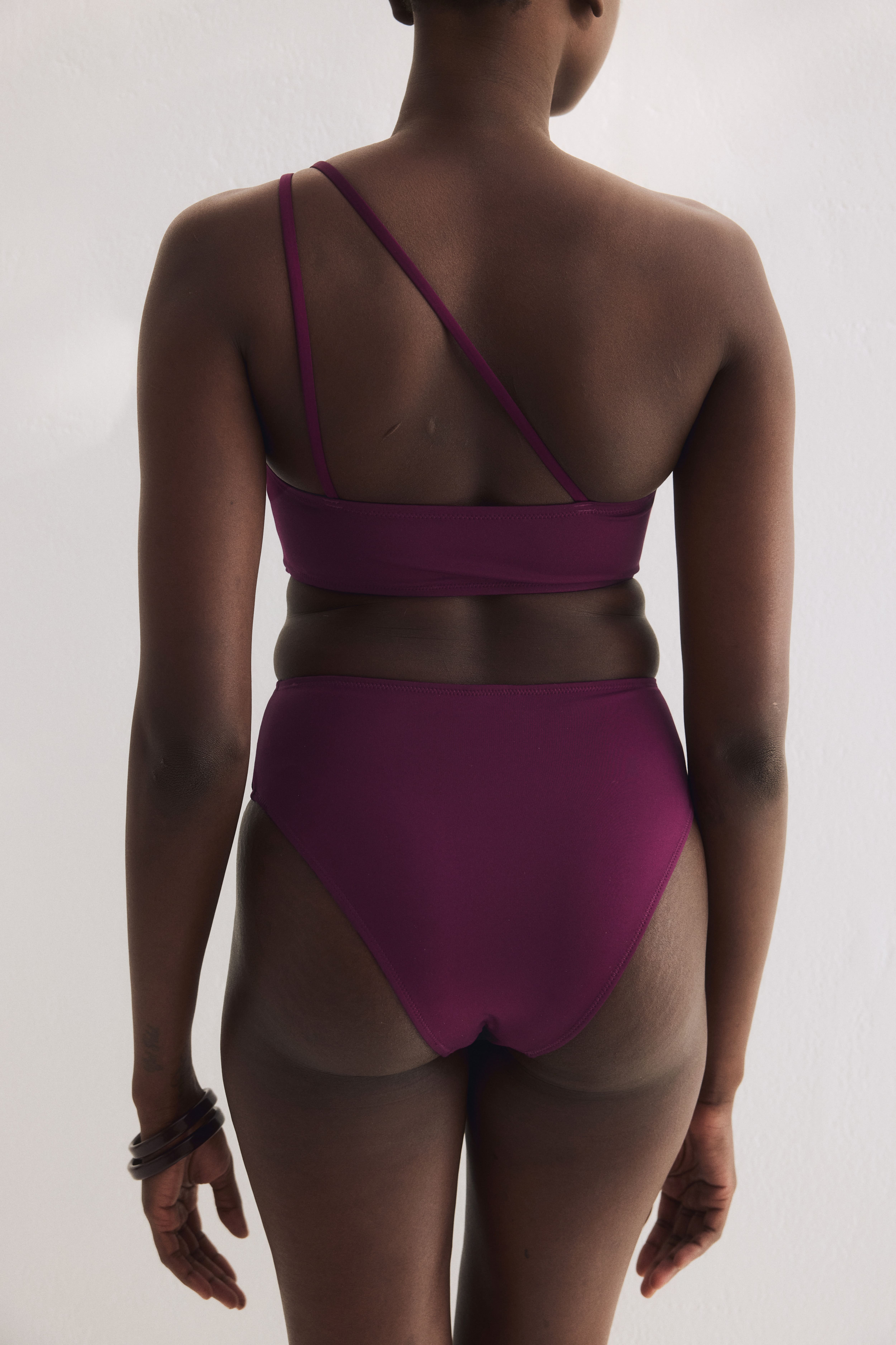 Padded One-Shoulder Bikini Top