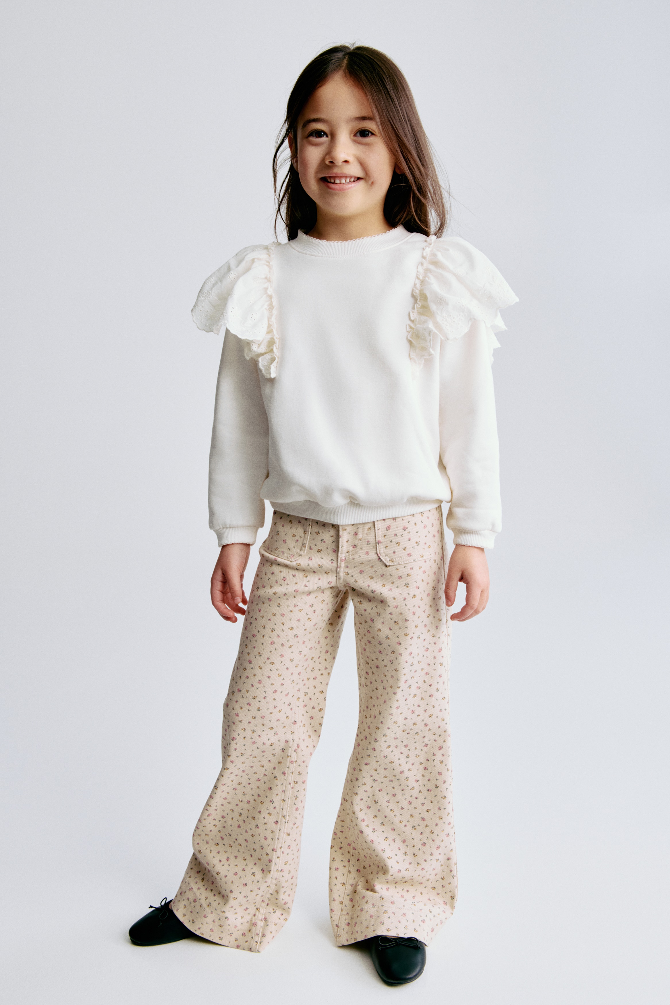 Εβαζέ τζιν - Μπεζ/φλοράλ/Μαύρο/Σκούρο μπλε denim/Μπλε denim/Ροζ