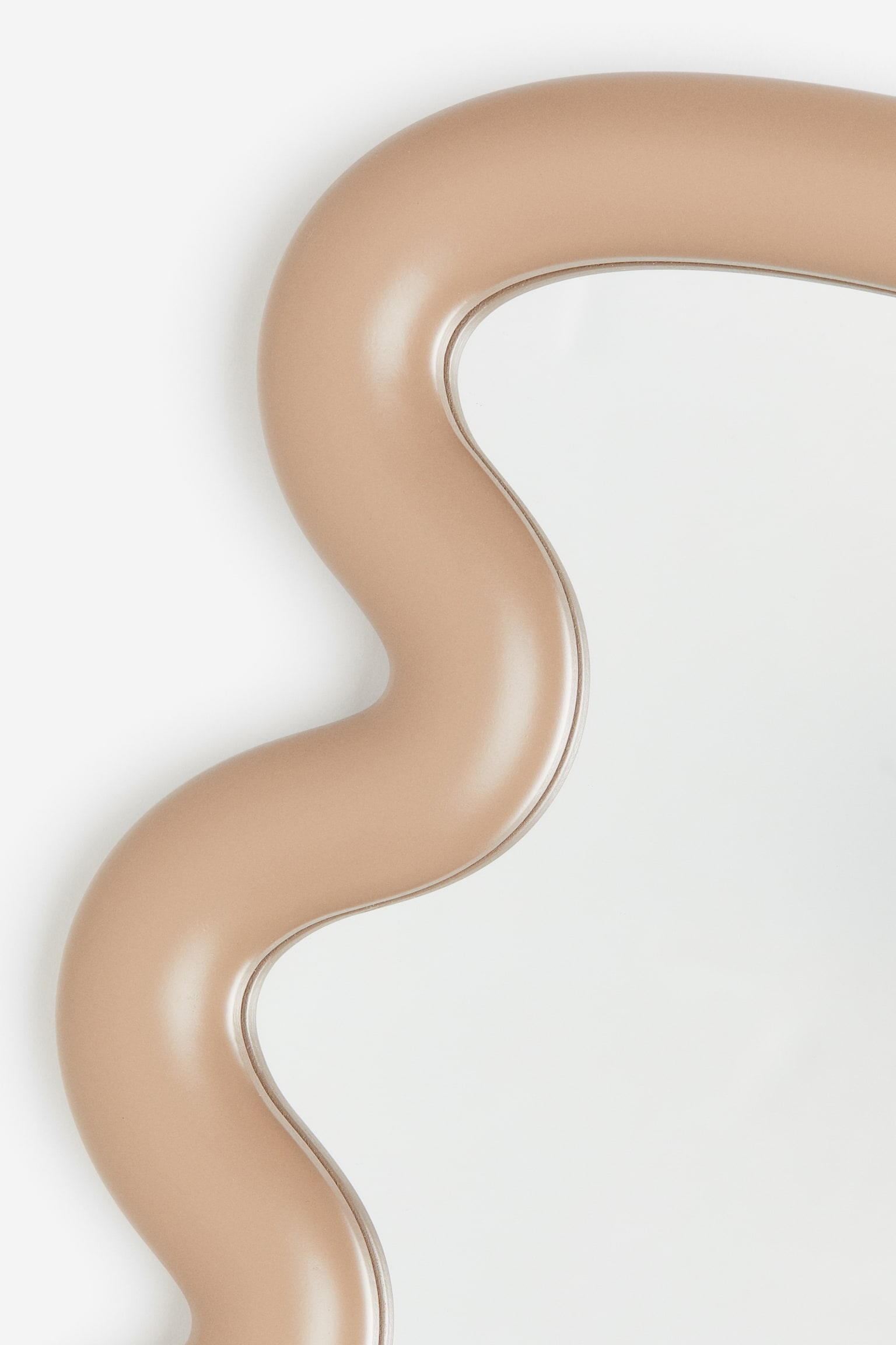 Wavy mirror - Beige/Black - 2