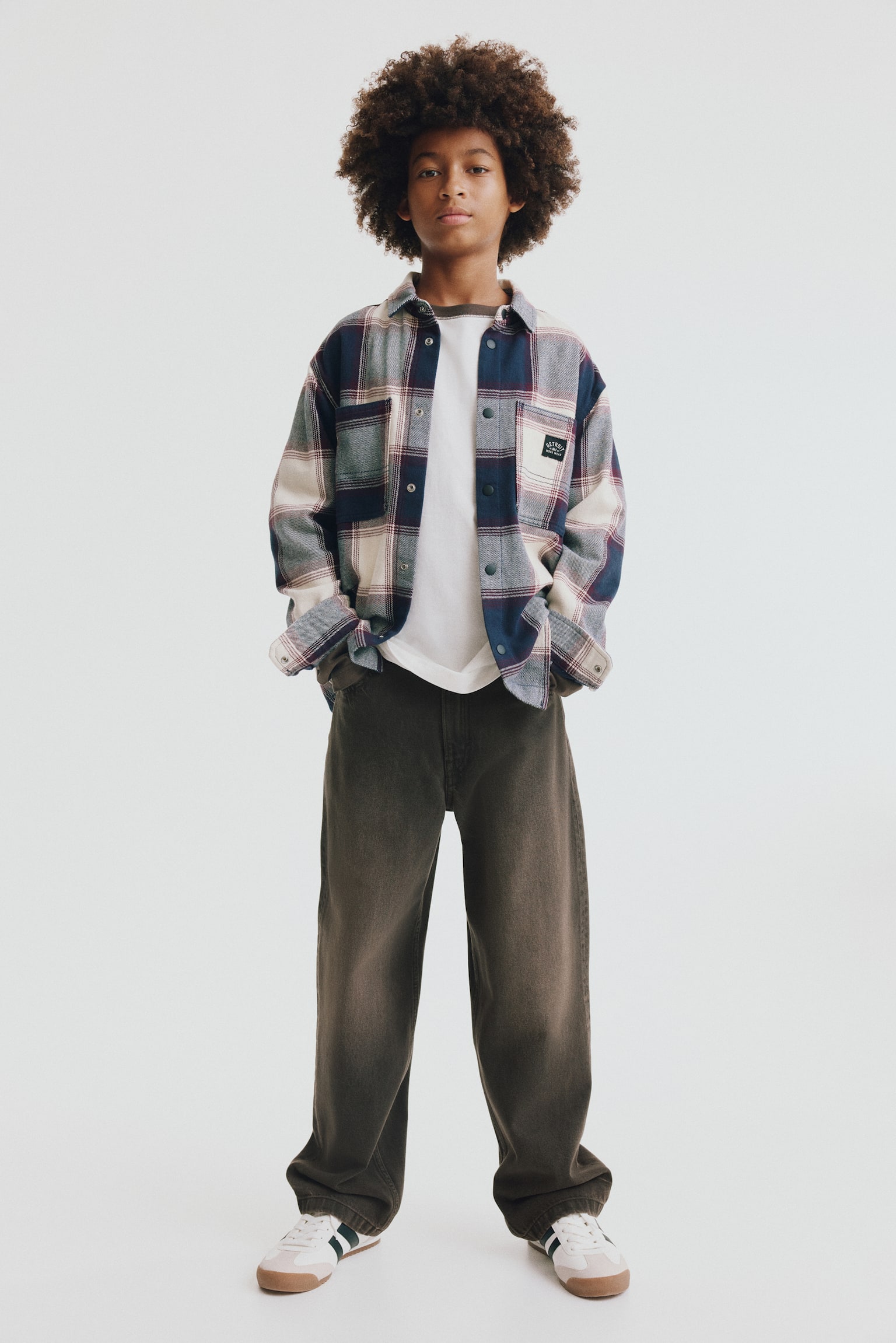 Baggy Fit Jeans - Випраний коричневий/Чорний/Блакитний денім/Випраний сірий/Світло-блакитний денім/Світло-блакитний денім/Випраний чорний/Washed black/Випраний синій денім - 1