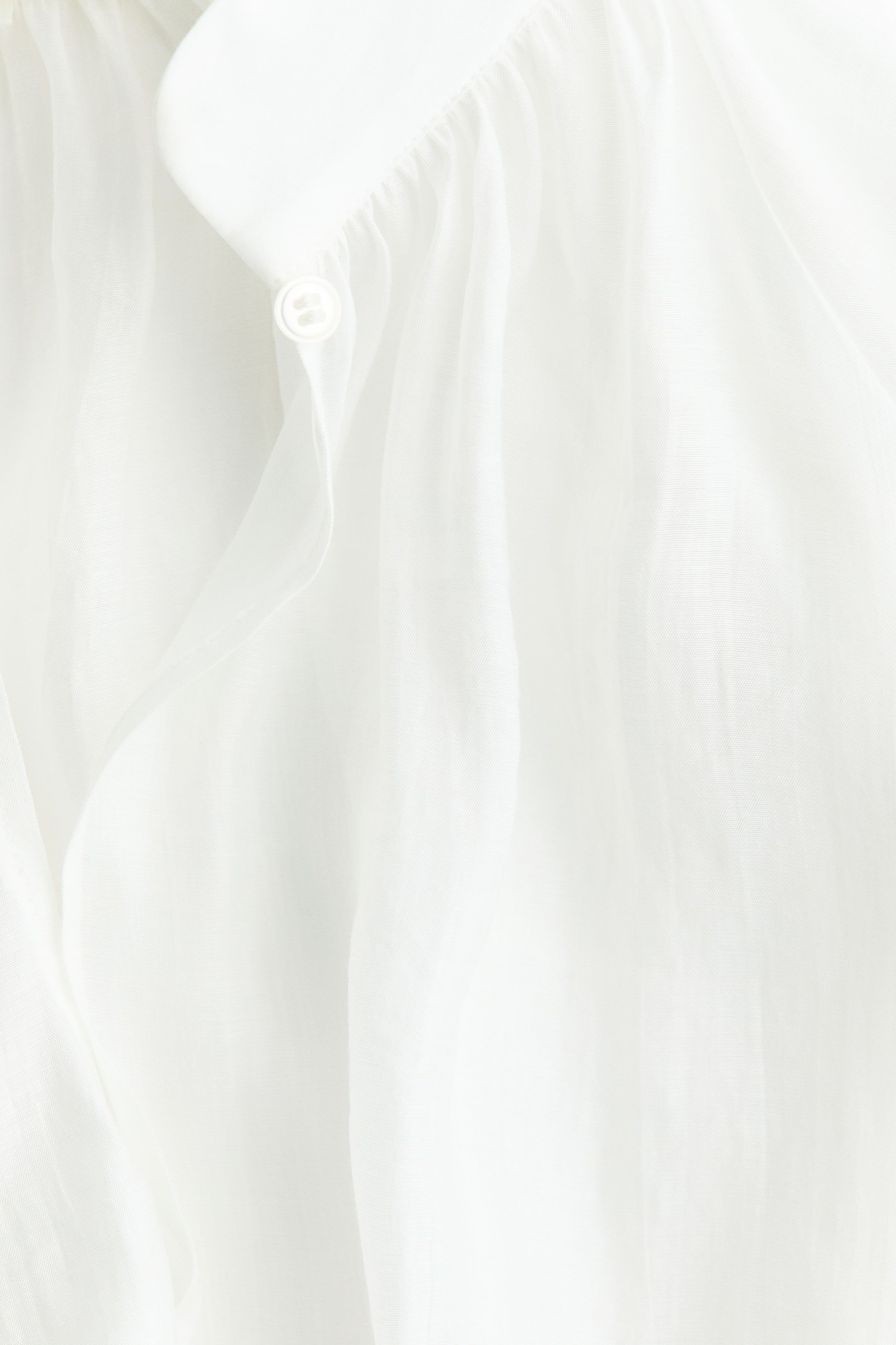 Flounced Lyocell-Blend Blouse