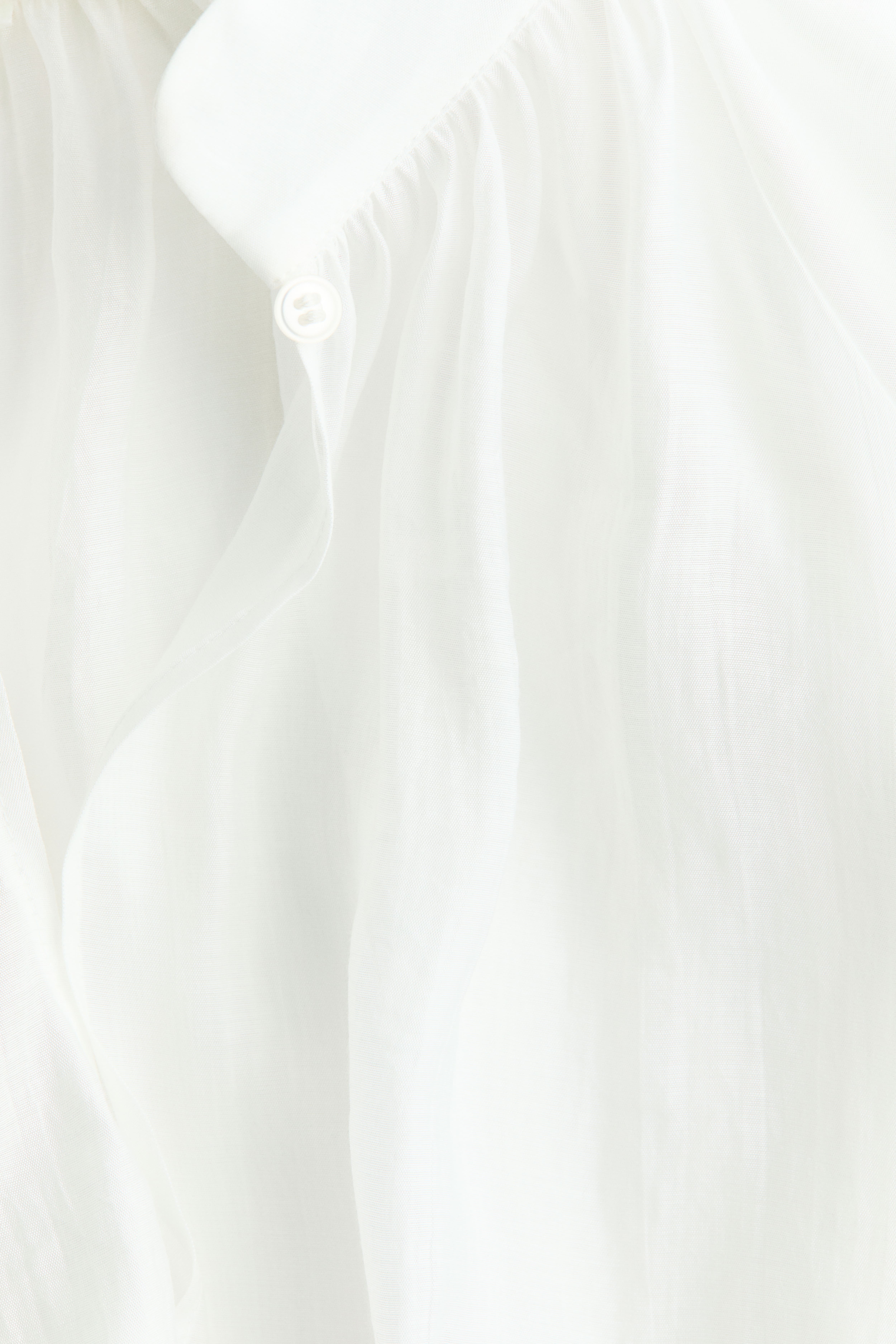 Flounced Lyocell-Blend Blouse
