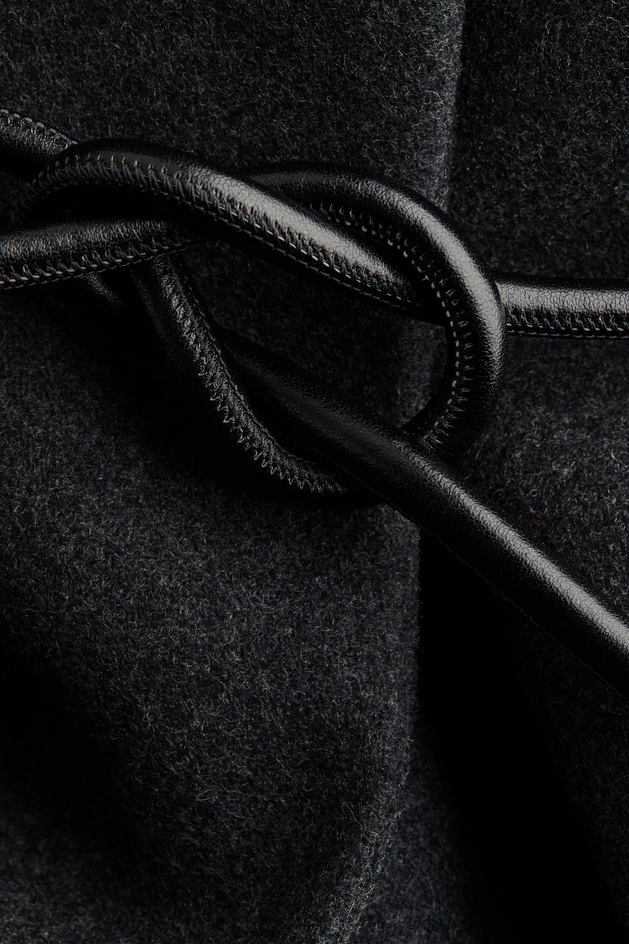 Tie-Belt Wool-Blend Coat