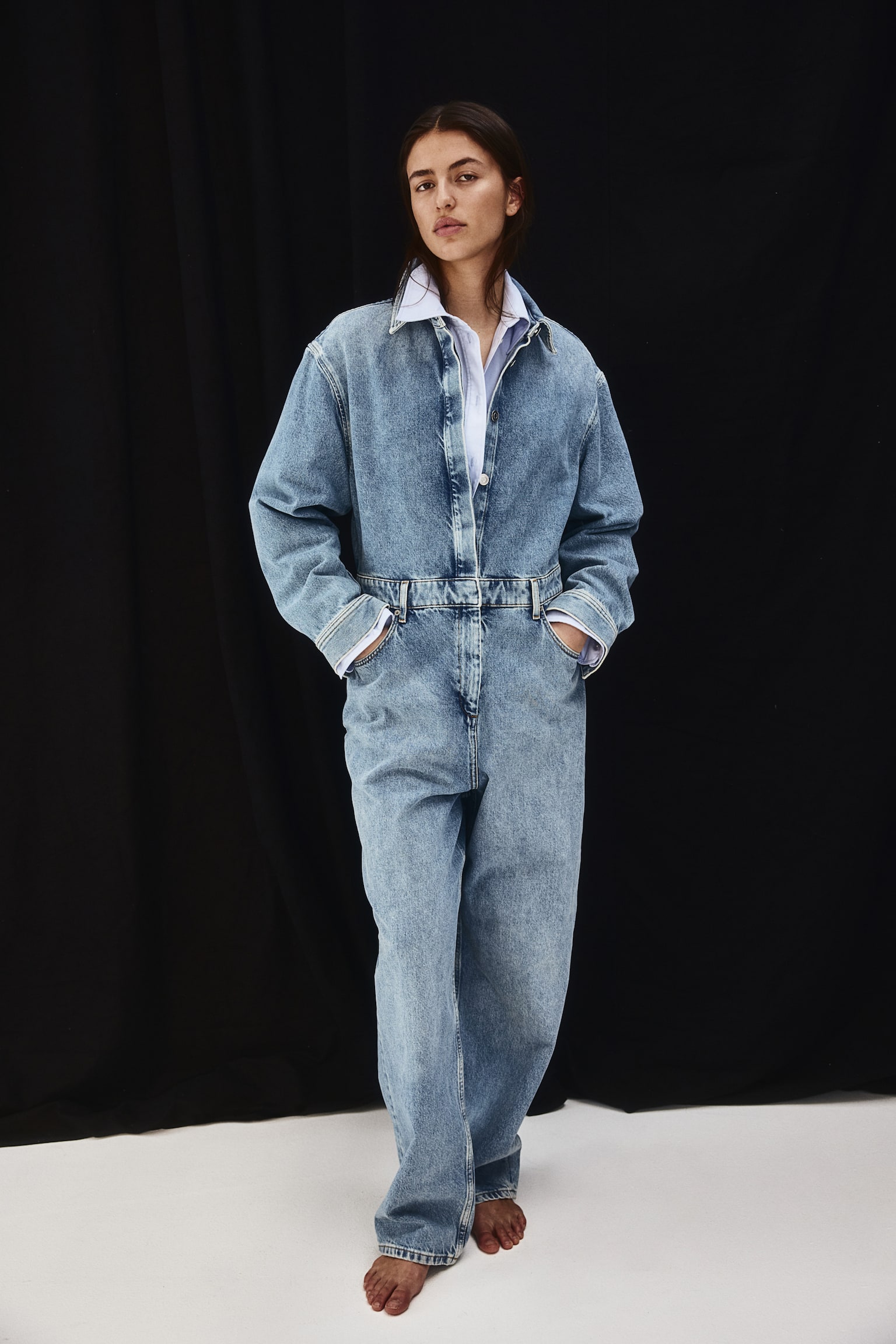 Denim boilersuit - Light denim blue - 2