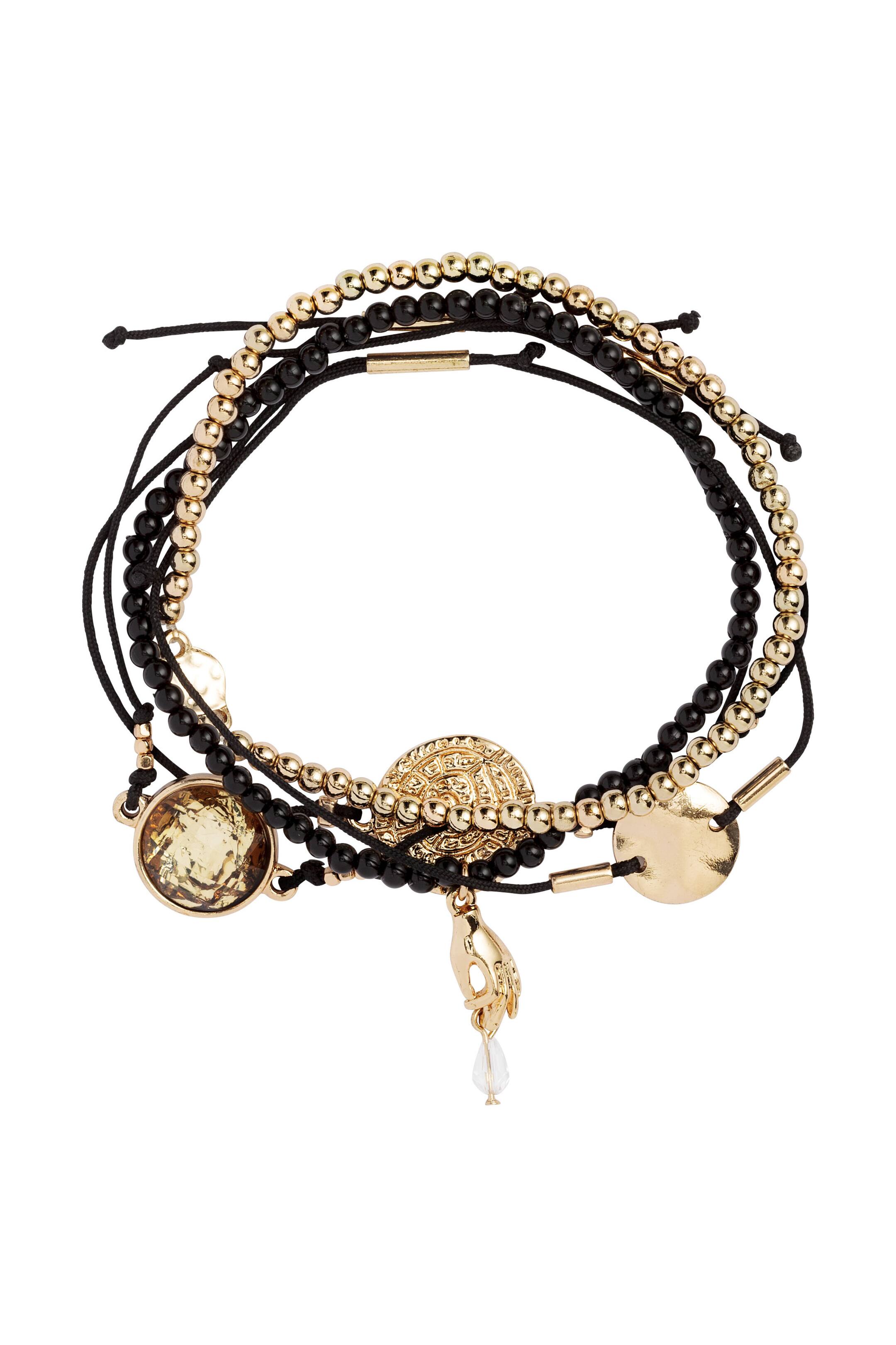 View larger image: 5-pack bracelets - Black/Gold - Ladies | H&M GB 1