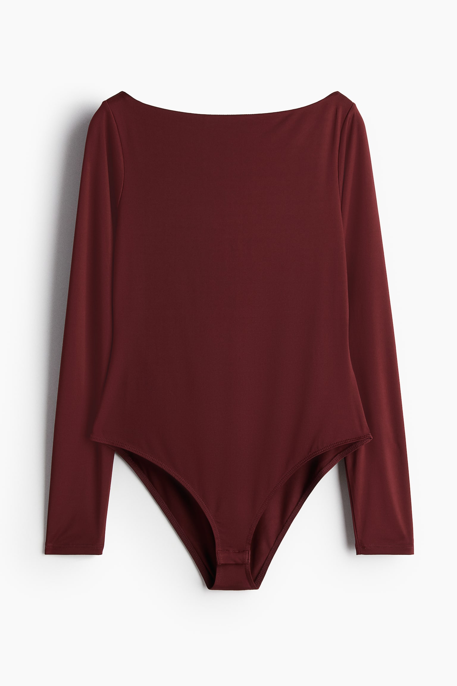 Boat-neck body - Burgundy/Light beige/Striped/Cream/Dark grey/White/Black/Terracotta - 2