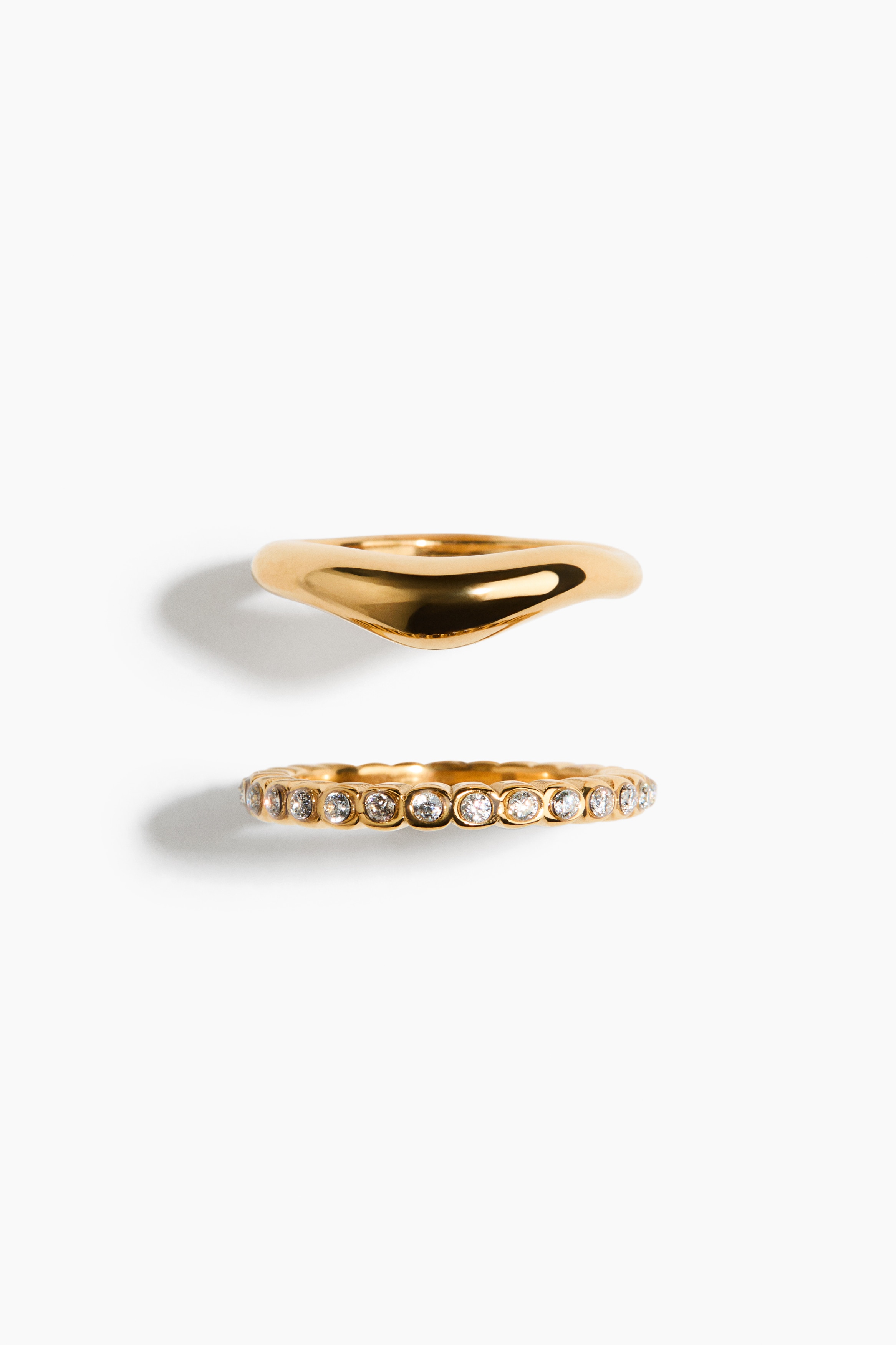 2-pack waterproof rings - Gold-coloured