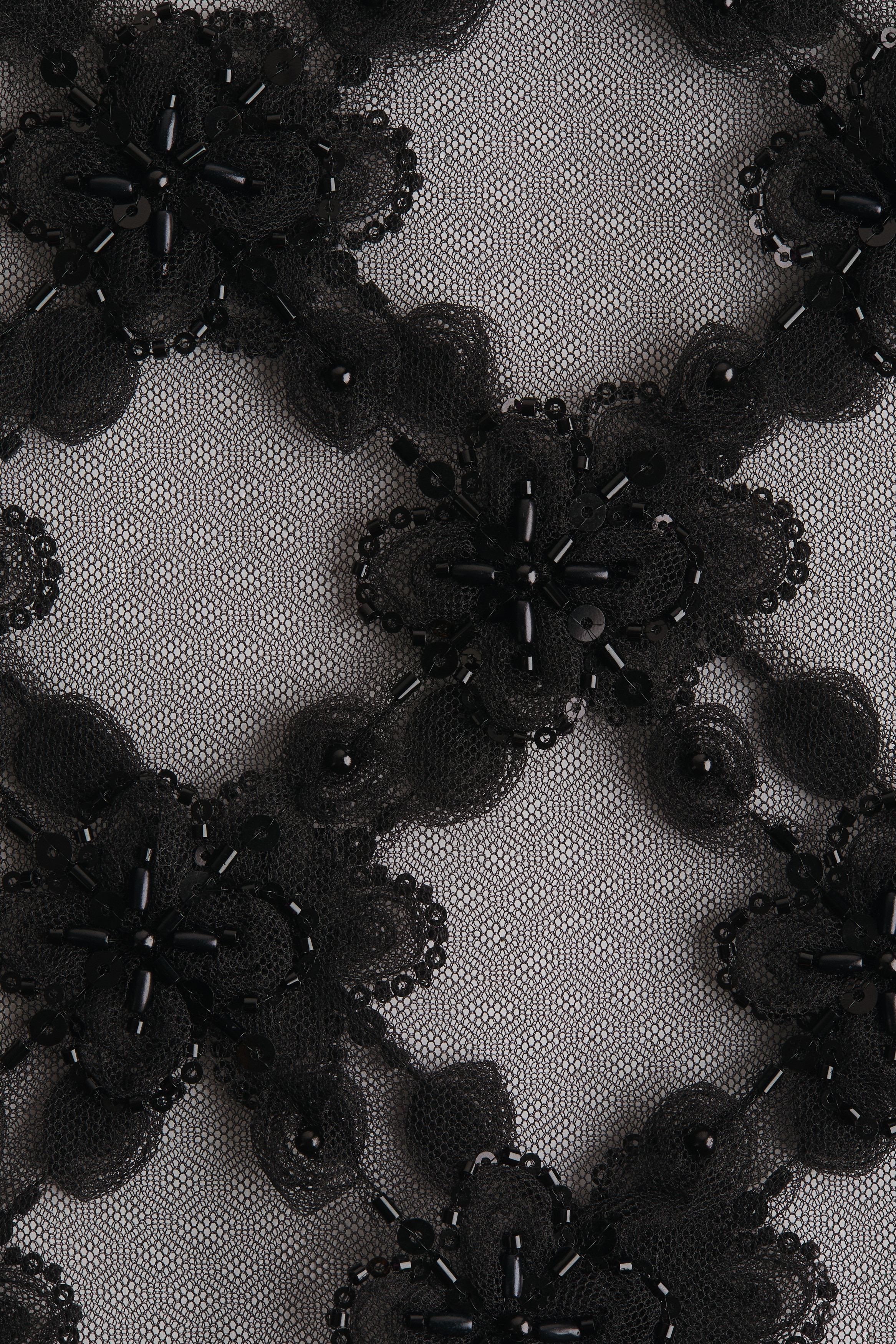 Embellished mesh top