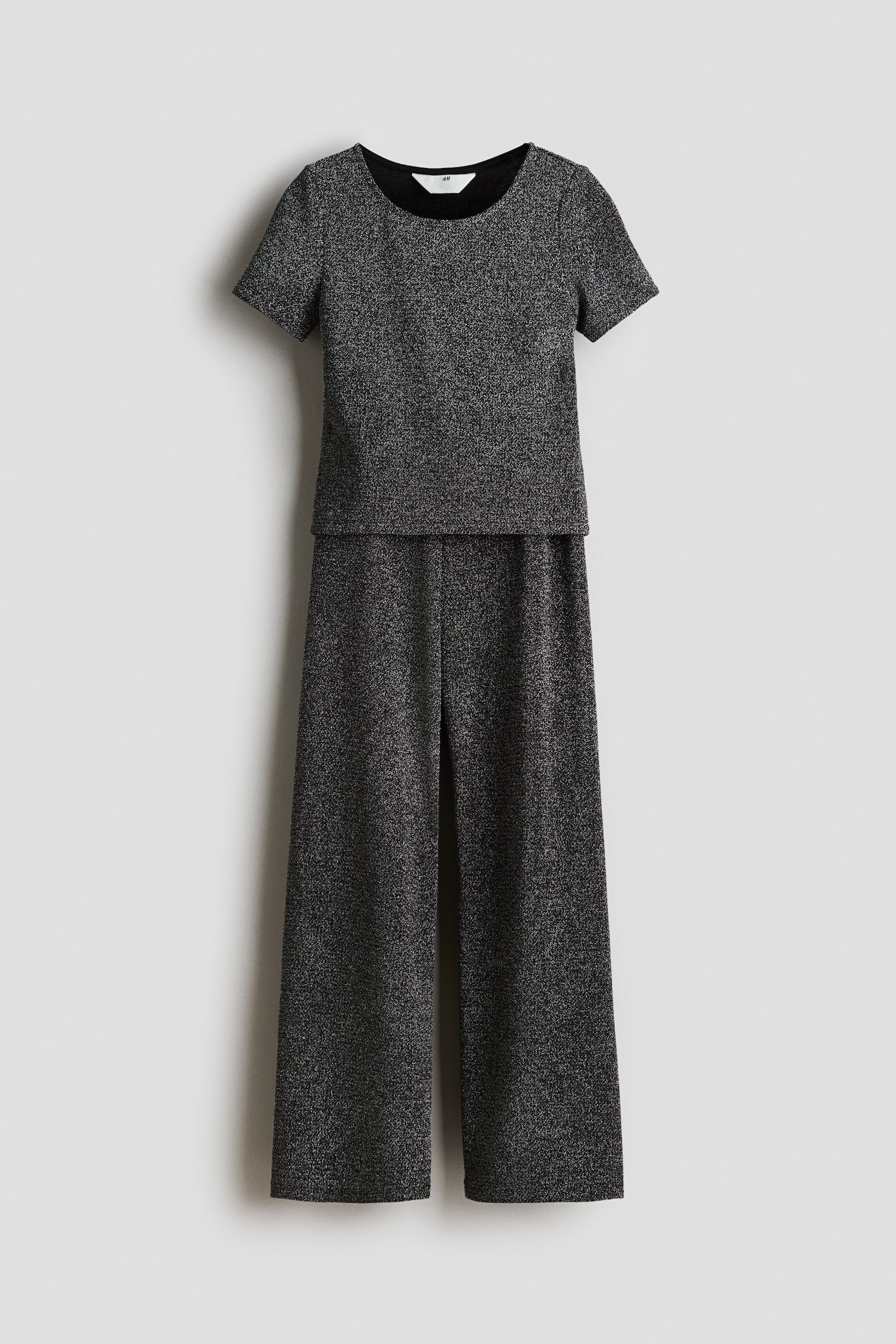 2-piece glittery set - Čierna/trblietavá/Sivá/trblietavá