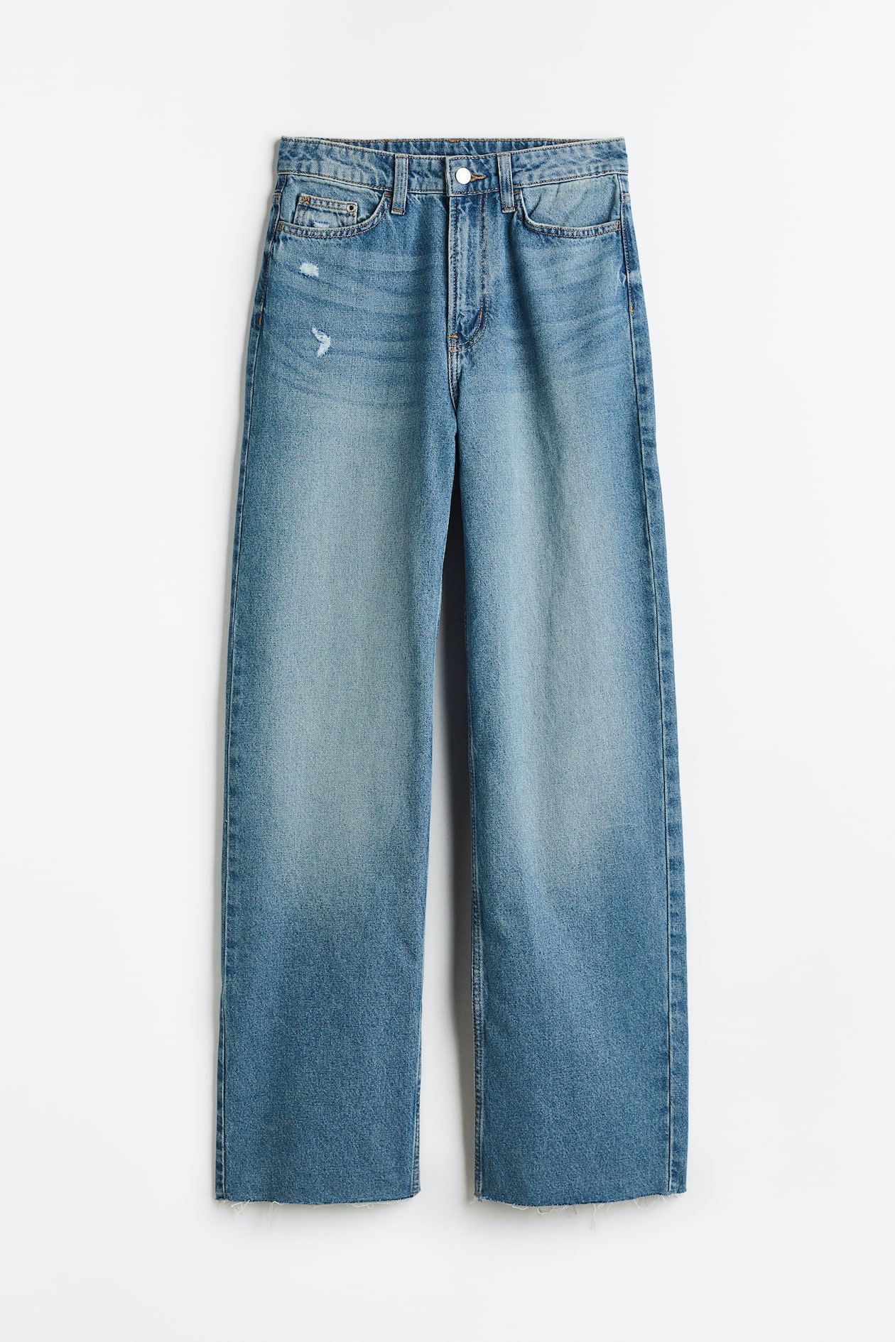 Wide Ultra High Jeans Denim blue Ladies H&M