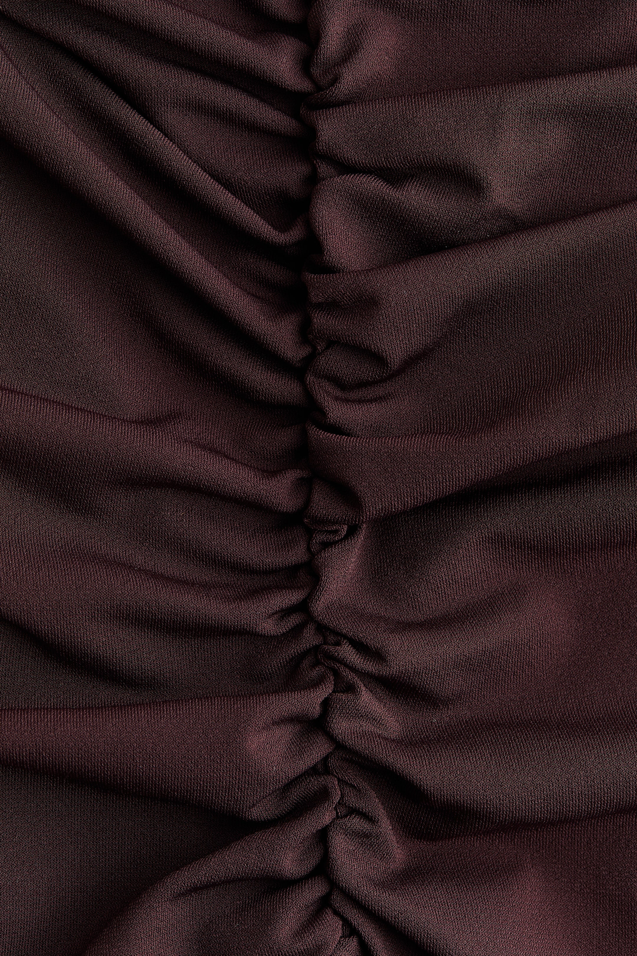 Gathered strappy dress
