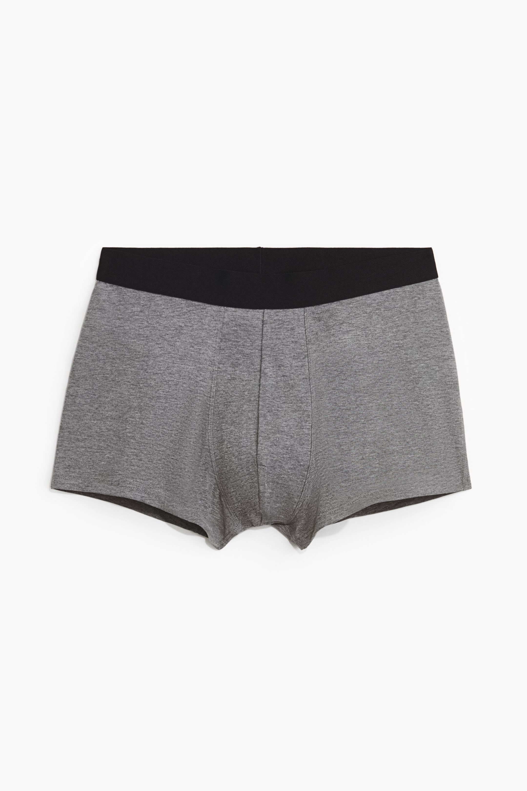 拡大画像を表示: ボクサーブリーフ 5枚セット Lycra® - ダークグレーメランジ／ブラック - Men | H&M JP 6