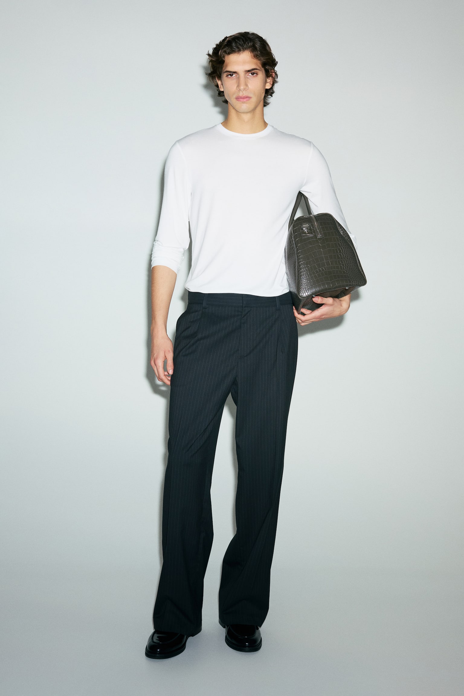 Tričko s dlouhým rukávem Warming Regular Fit - Bílá/Černá - 2