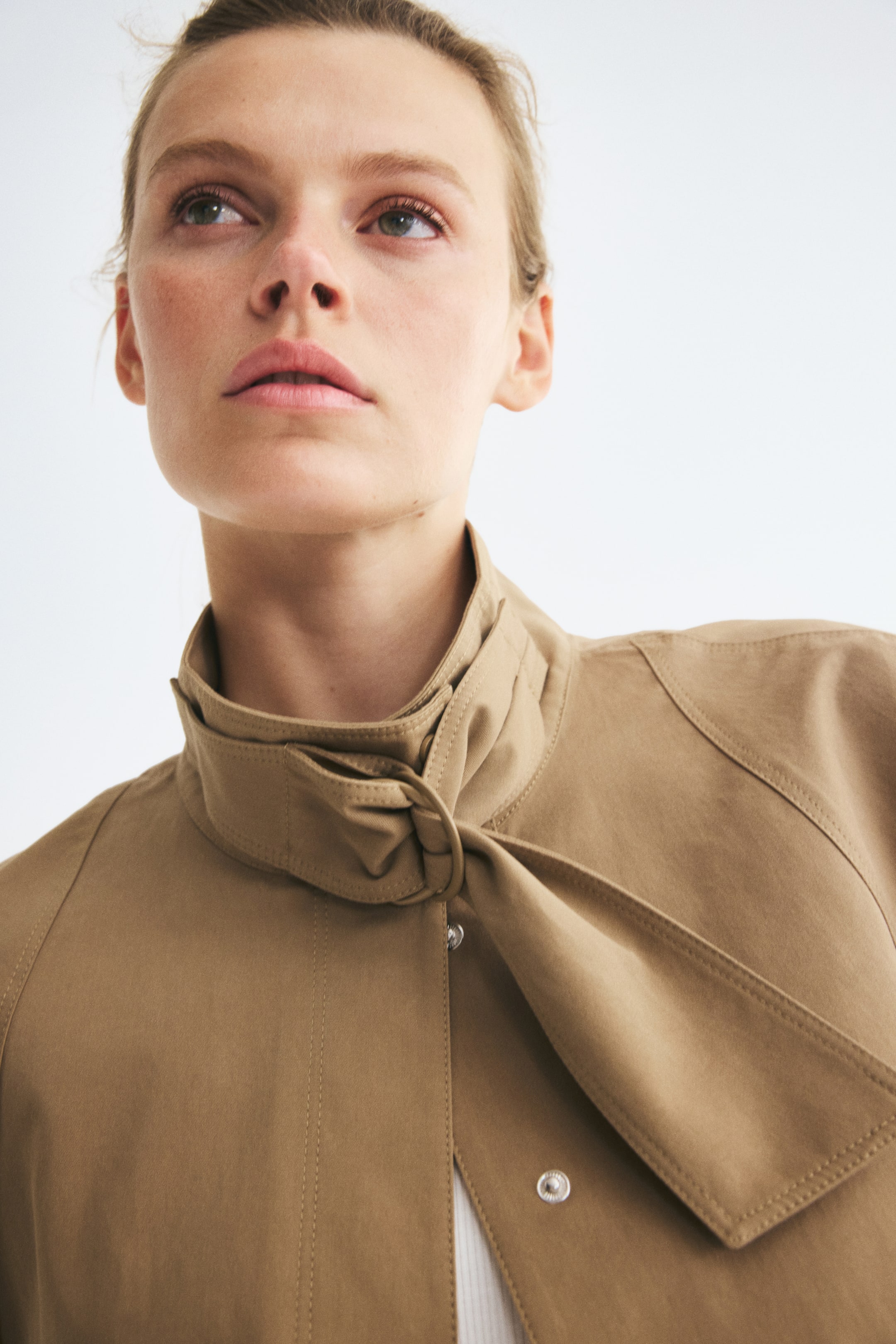 Veste ample en sergé
