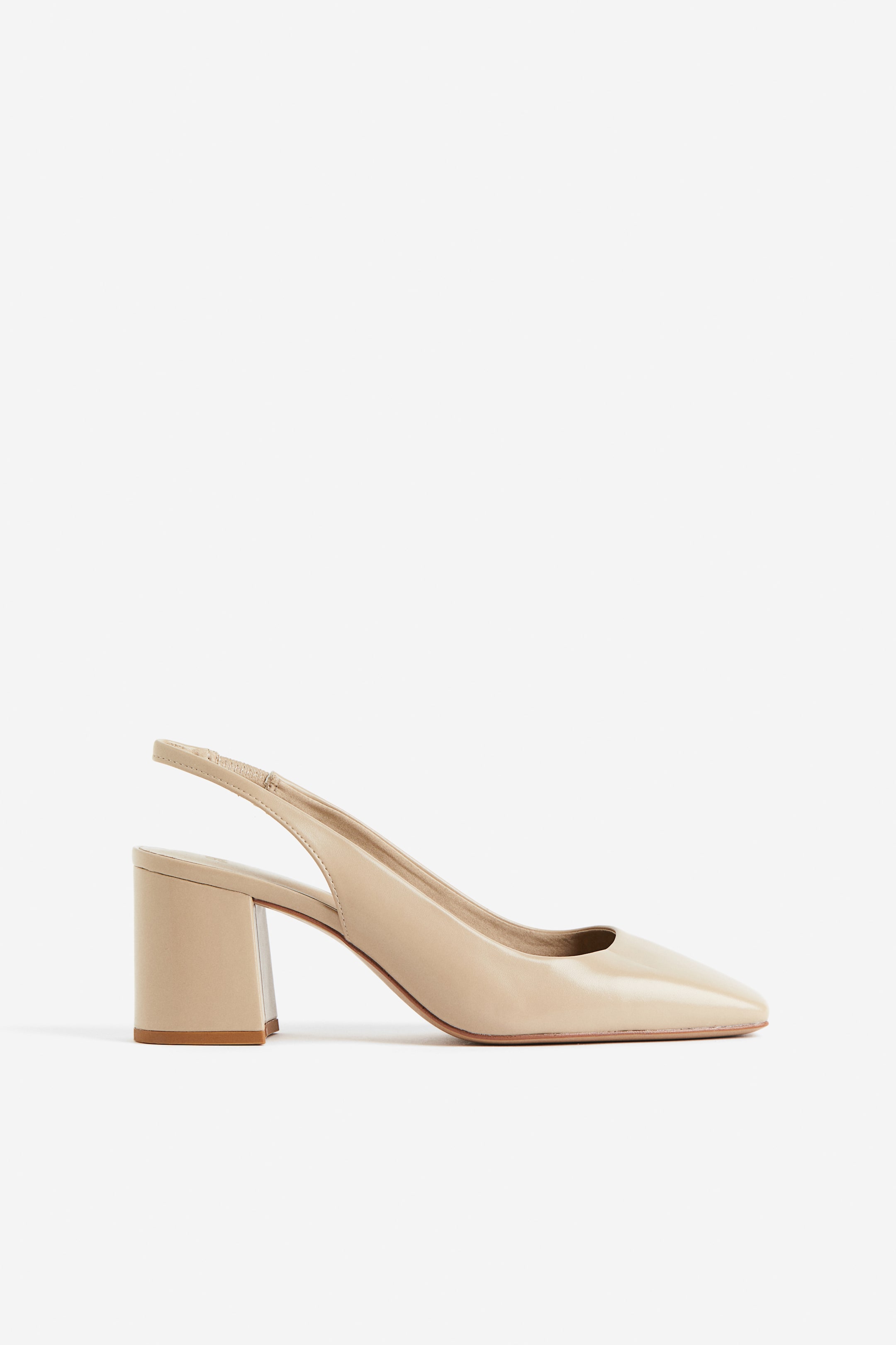 Block-heeled Slingbacks